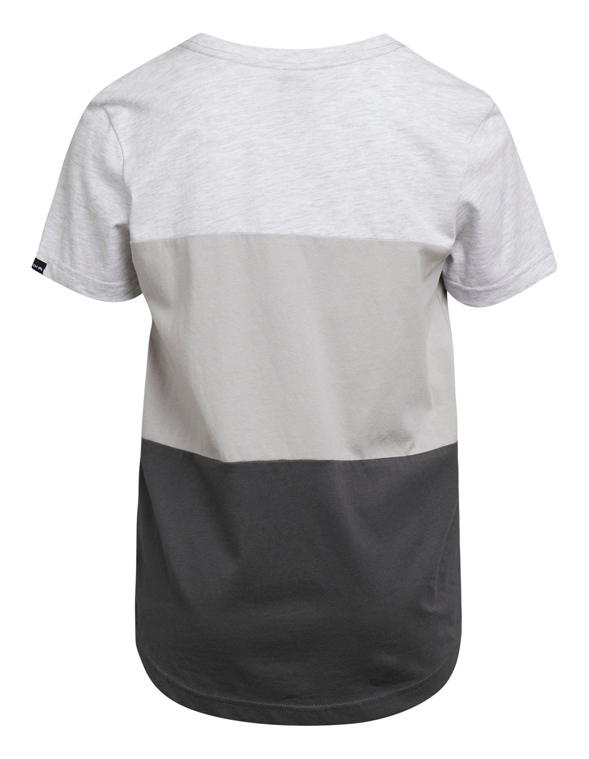 Kids Stg Splice Tee Grey Marle