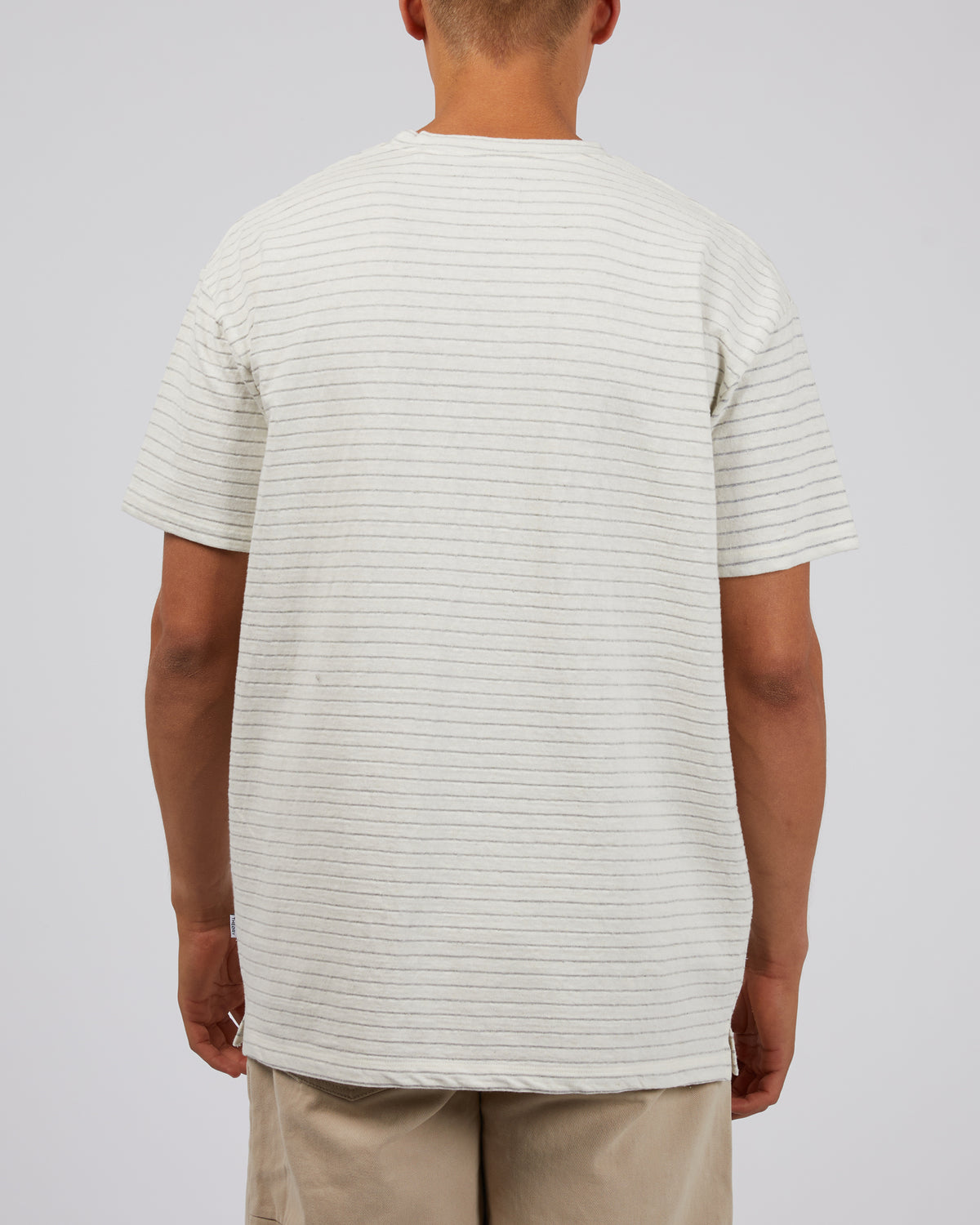 Hugo Stripe Tee White