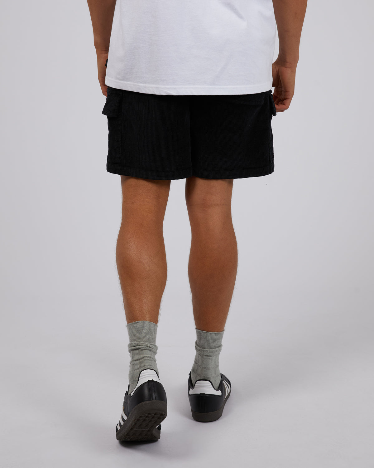 Cargo Cord Short Black