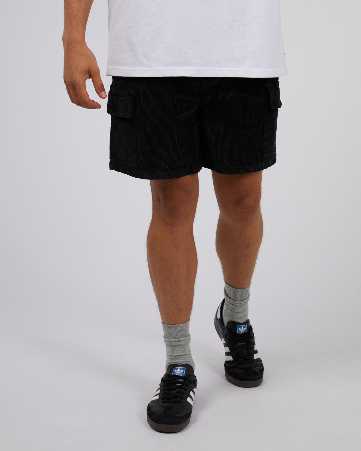 Cargo Cord Short Black