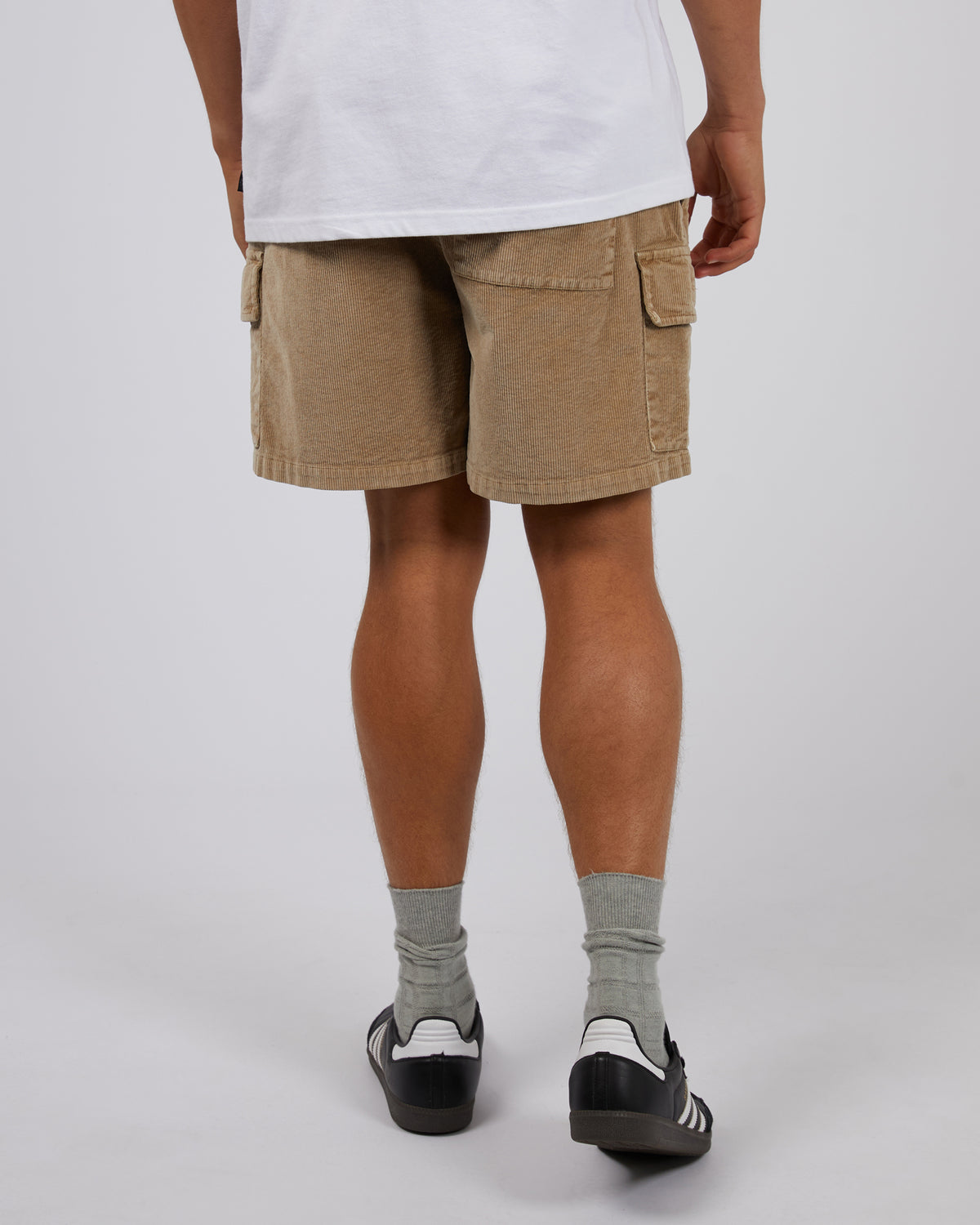 Cargo Cord Short Tan