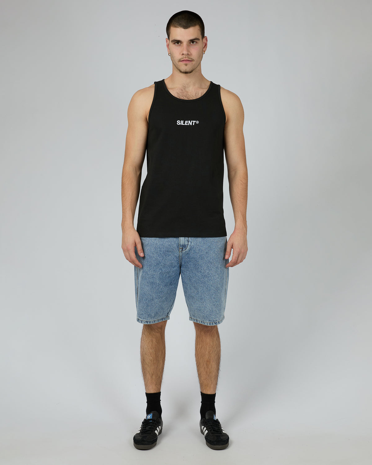 Strike Singlet Black