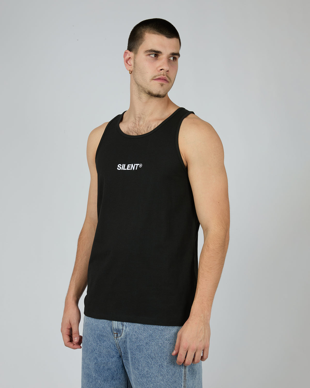 Strike Singlet Black