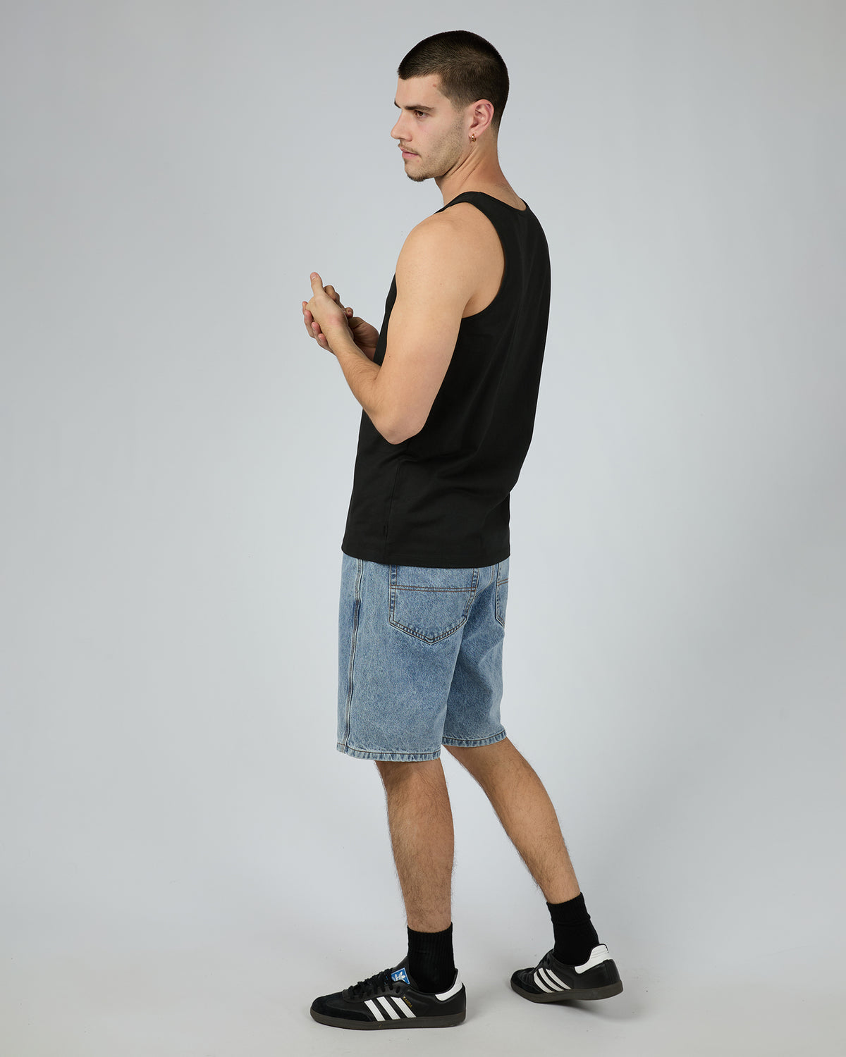 Strike Singlet Black