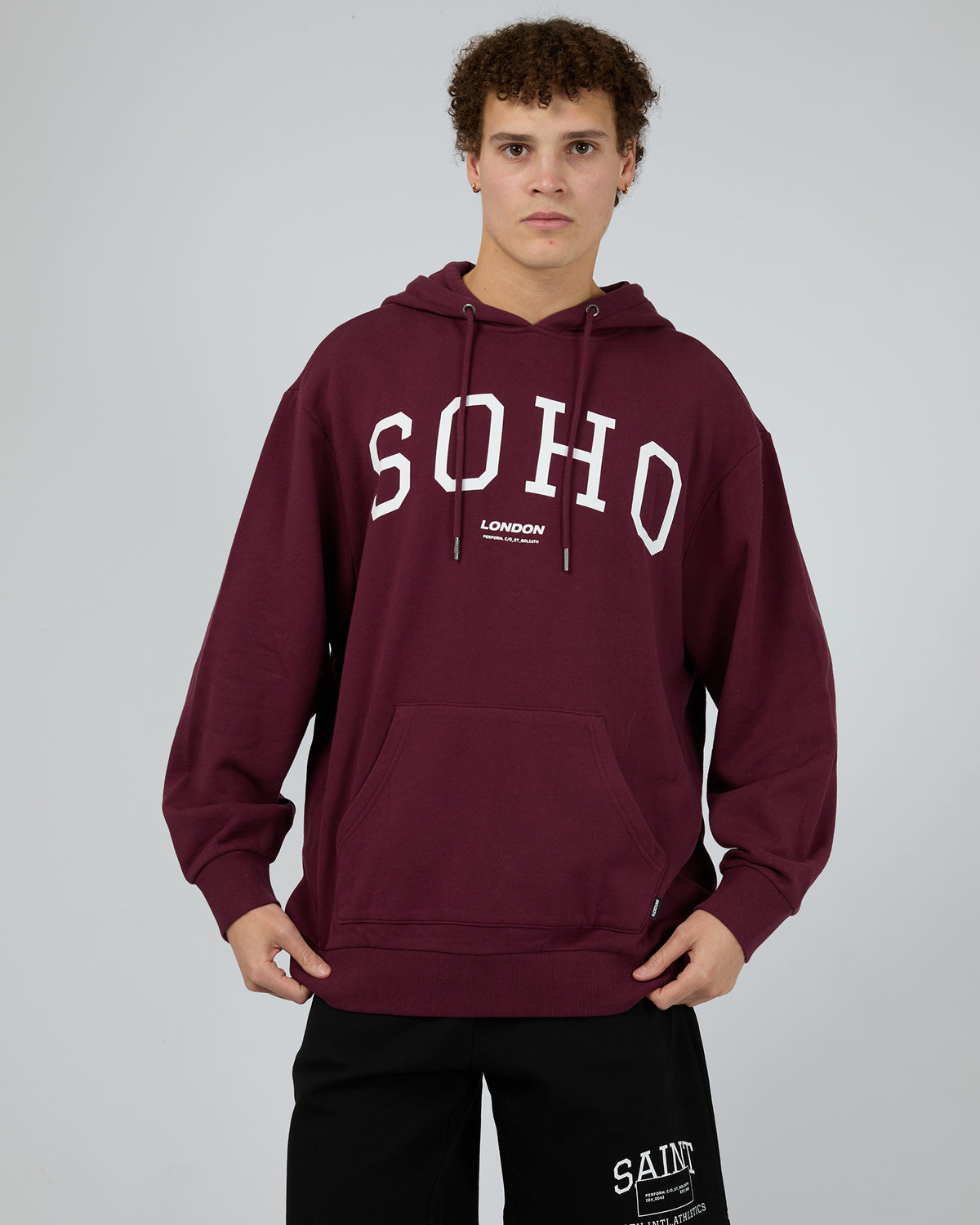 Soho Hoodie Burgundy