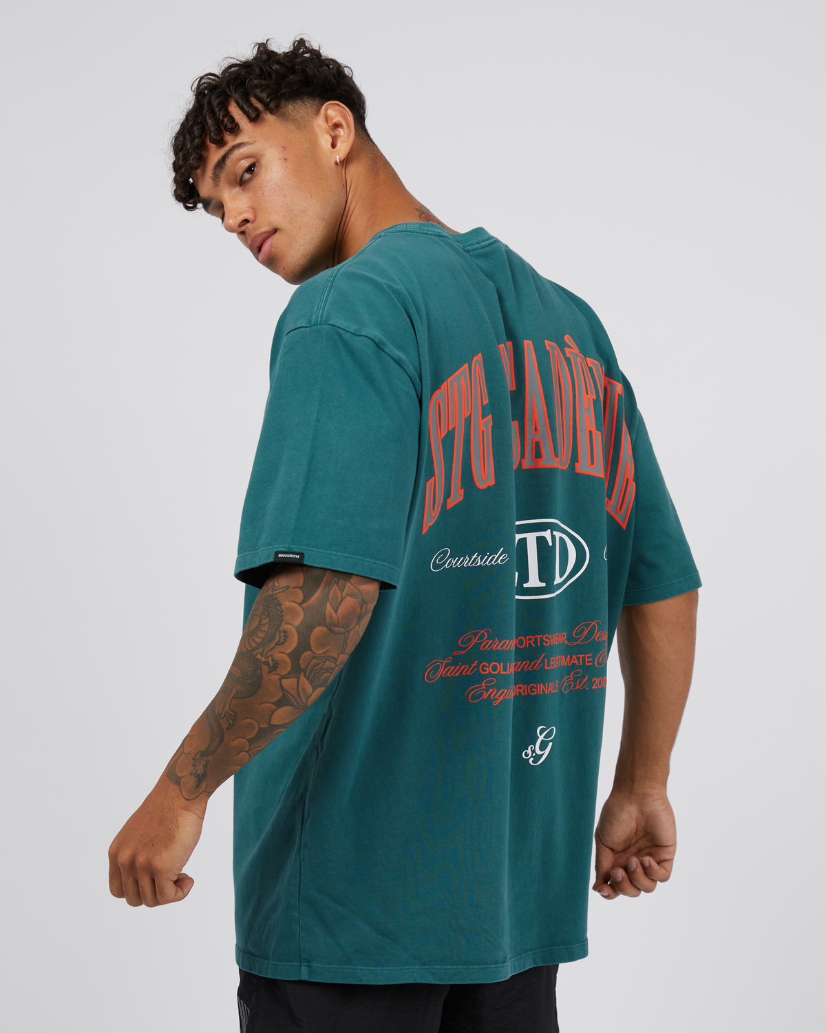 Courtside Tee Pacific Blue