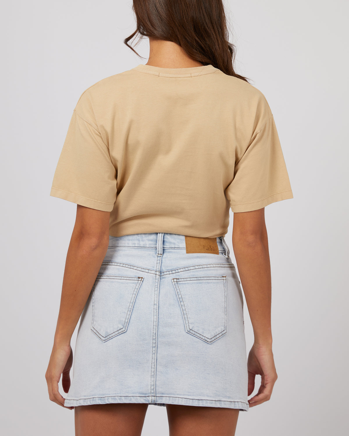 Illusion Tie Tee Oatmeal