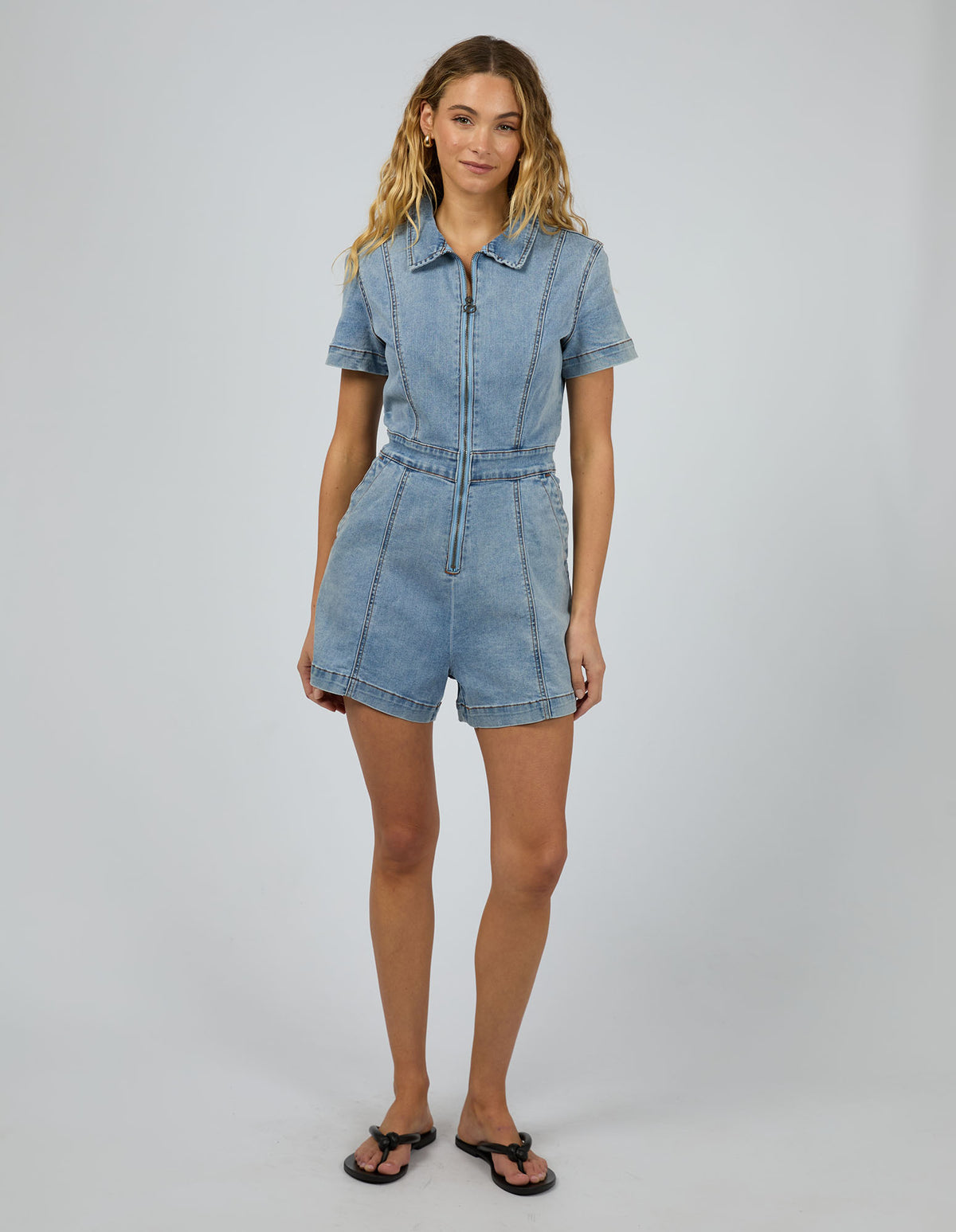 Boston Playsuit Light Blue