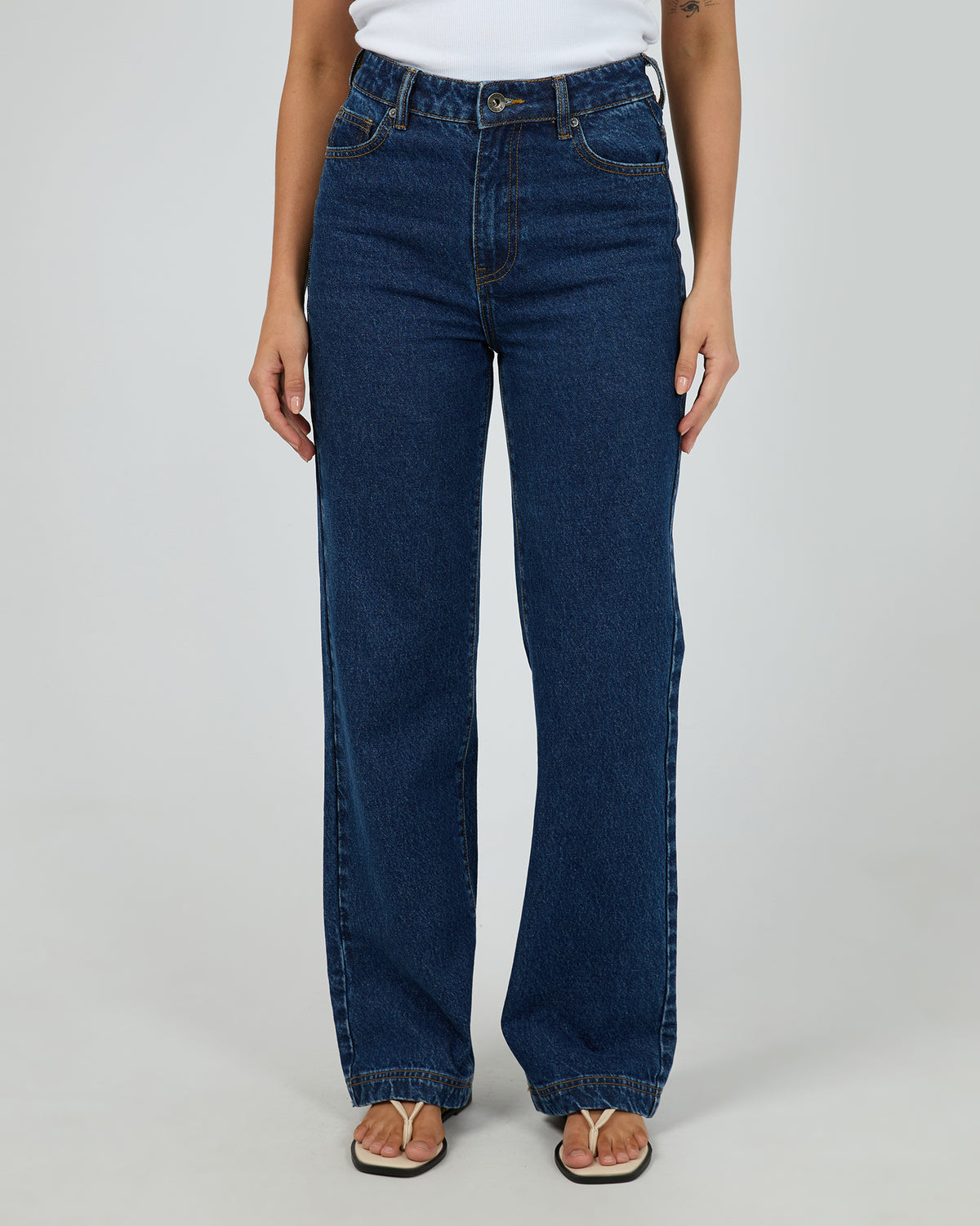 Hunter Wide Leg Jean Dark Blue