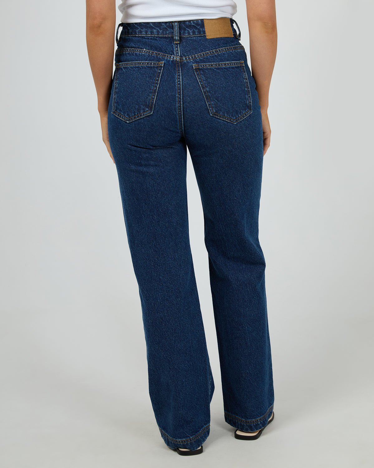 Hunter Wide Leg Jean Dark Blue