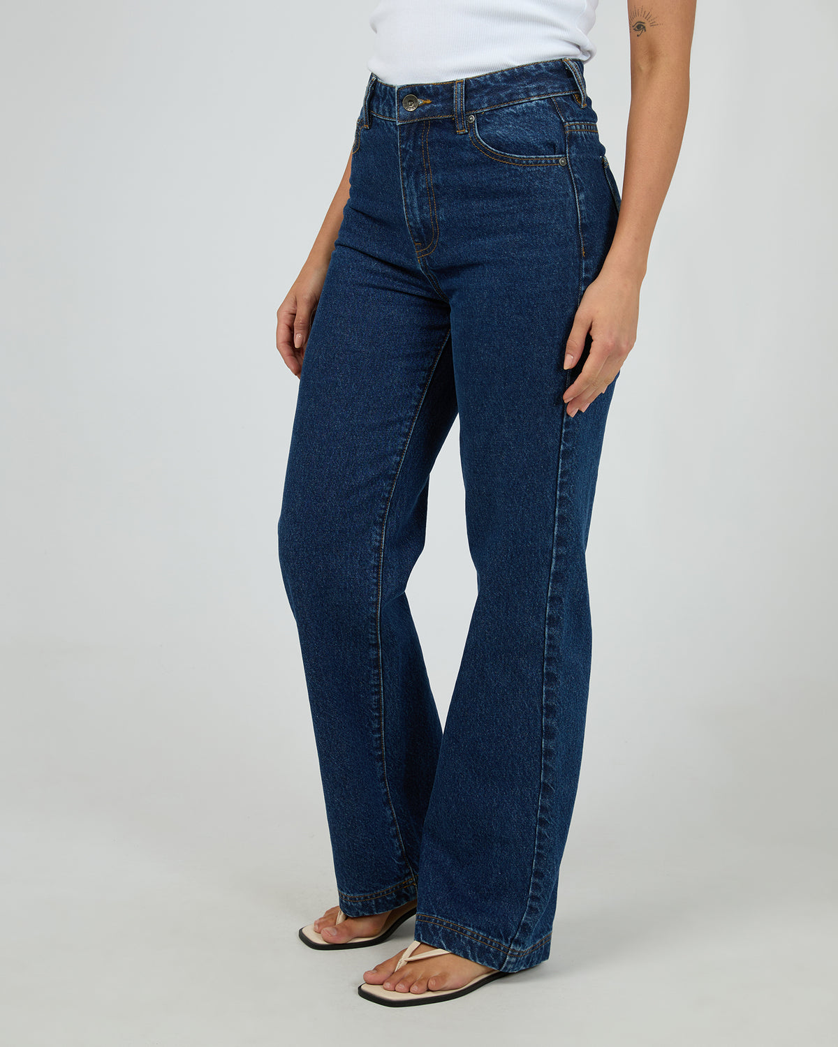 Hunter Wide Leg Jean Dark Blue