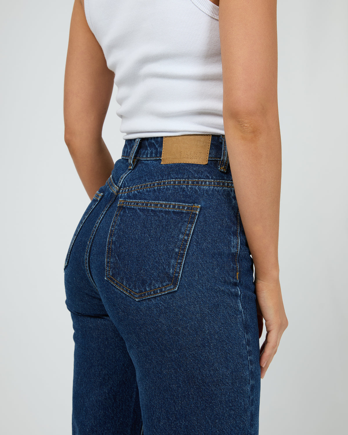 Hunter Wide Leg Jean Dark Blue