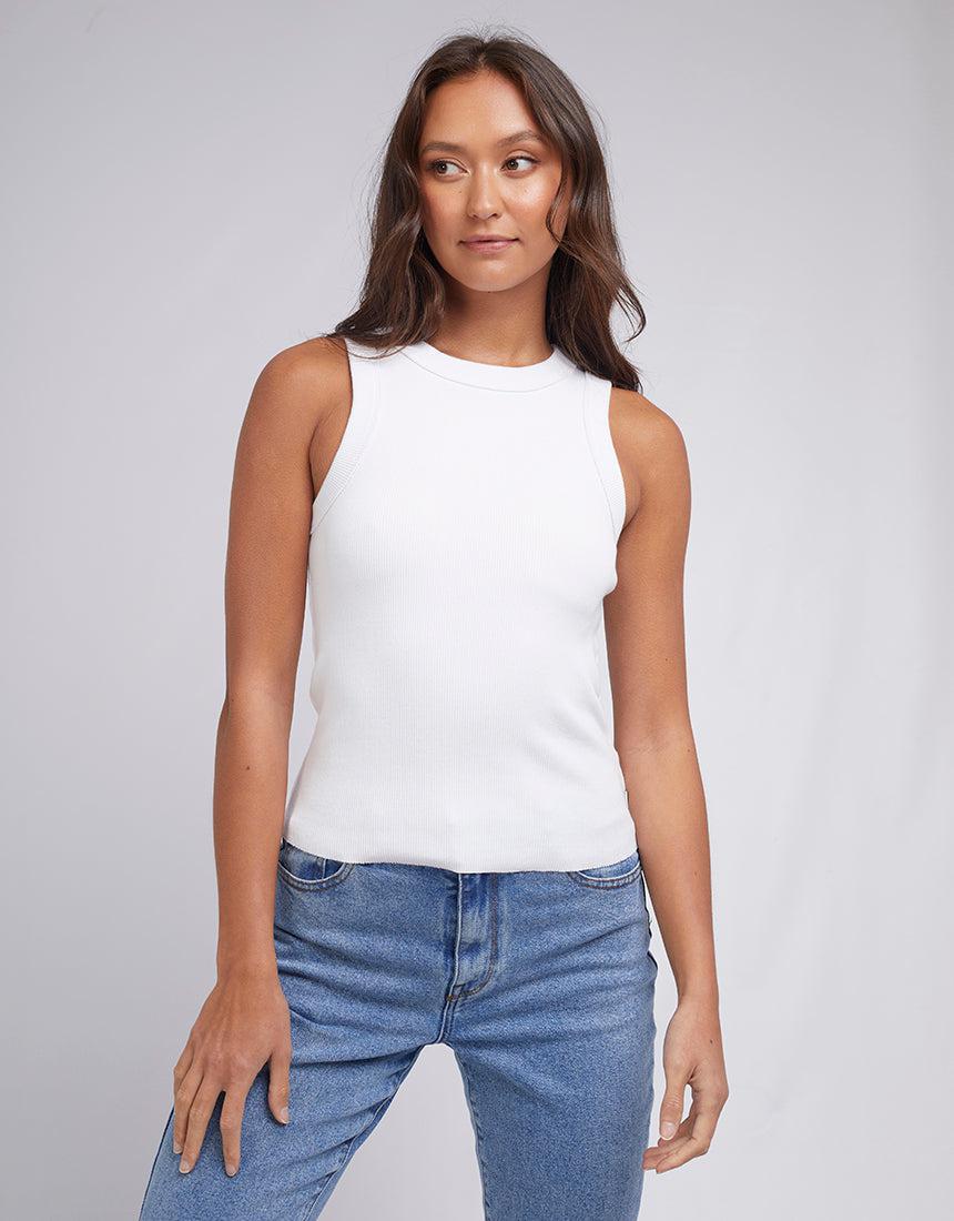 Greta Tank White