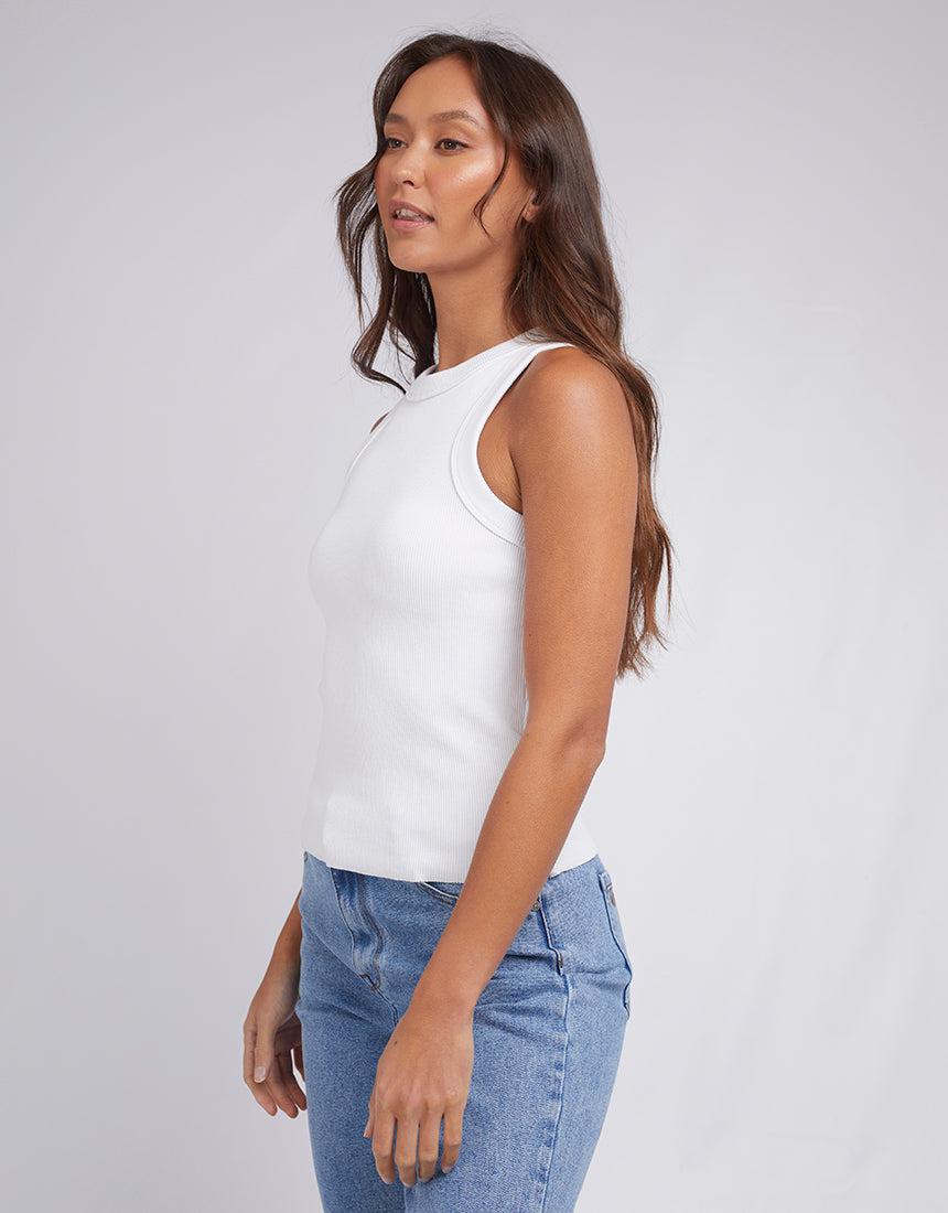 Greta Tank White