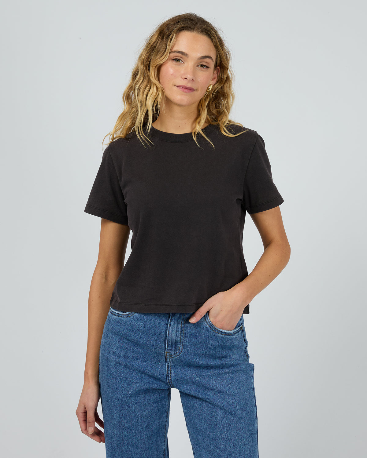 Core Everyday Tee Washed Black