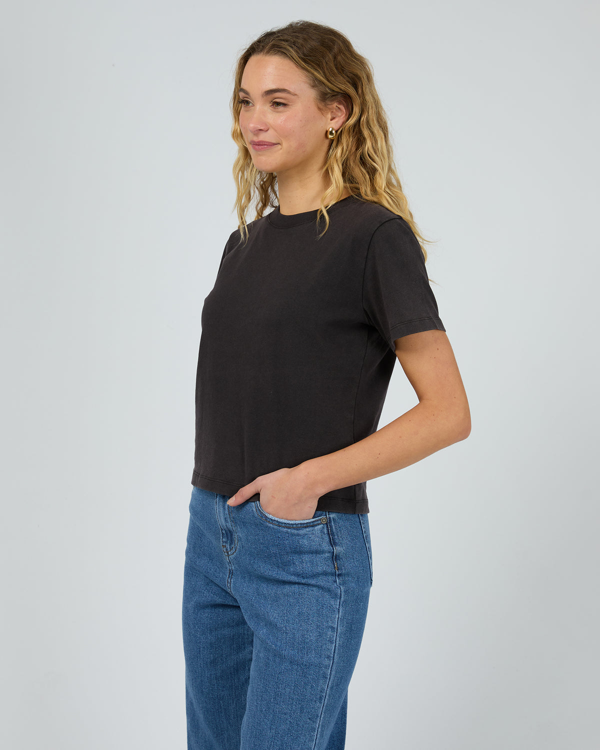 Core Everyday Tee Washed Black