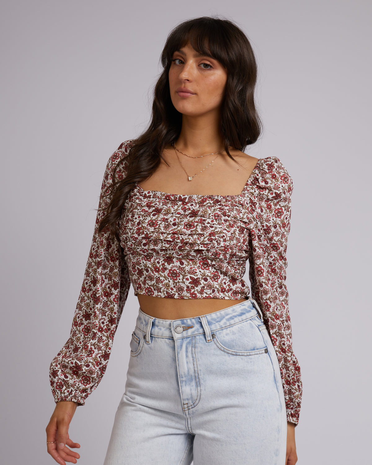 Elle Floral Top Print