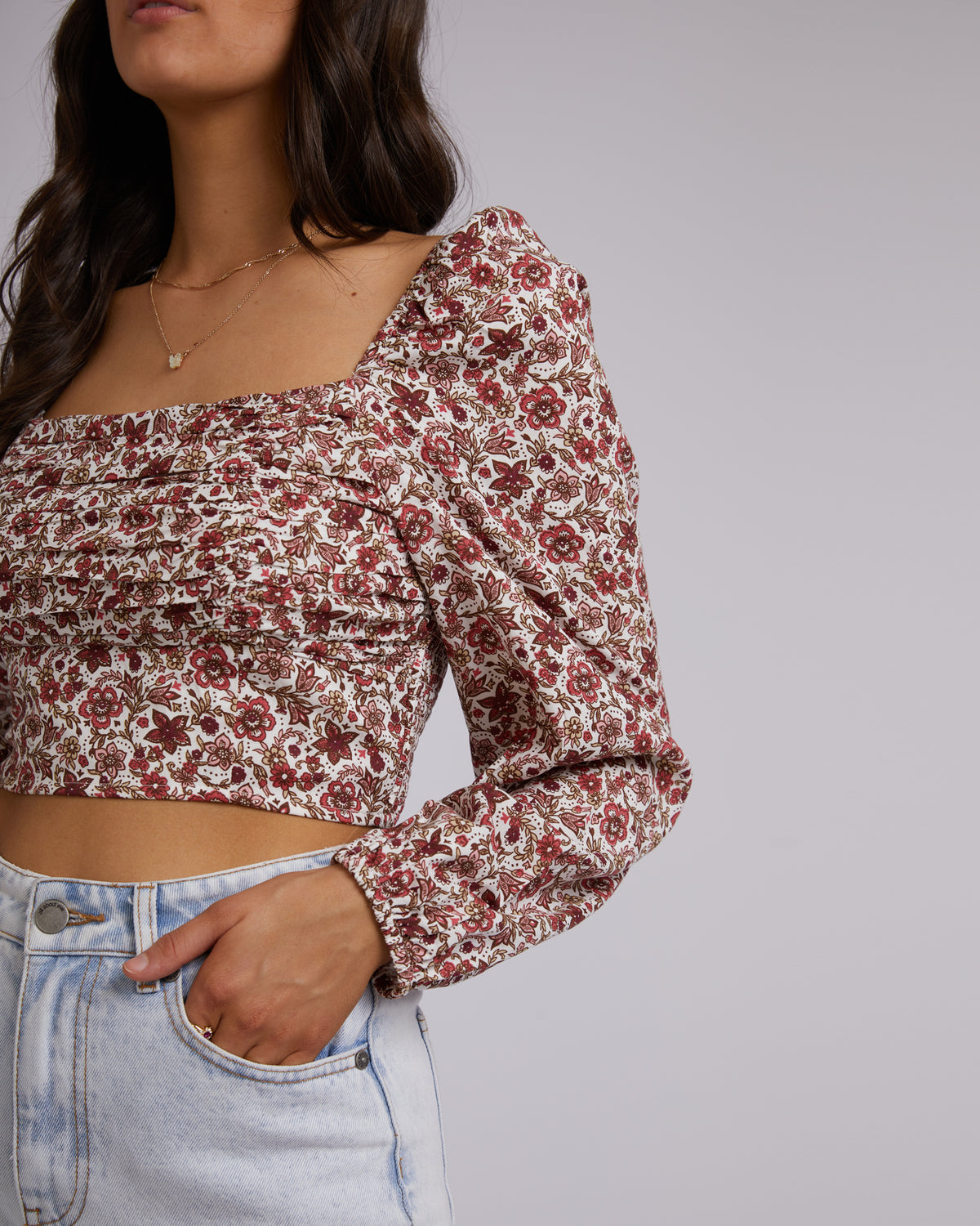 Elle Floral Top Print