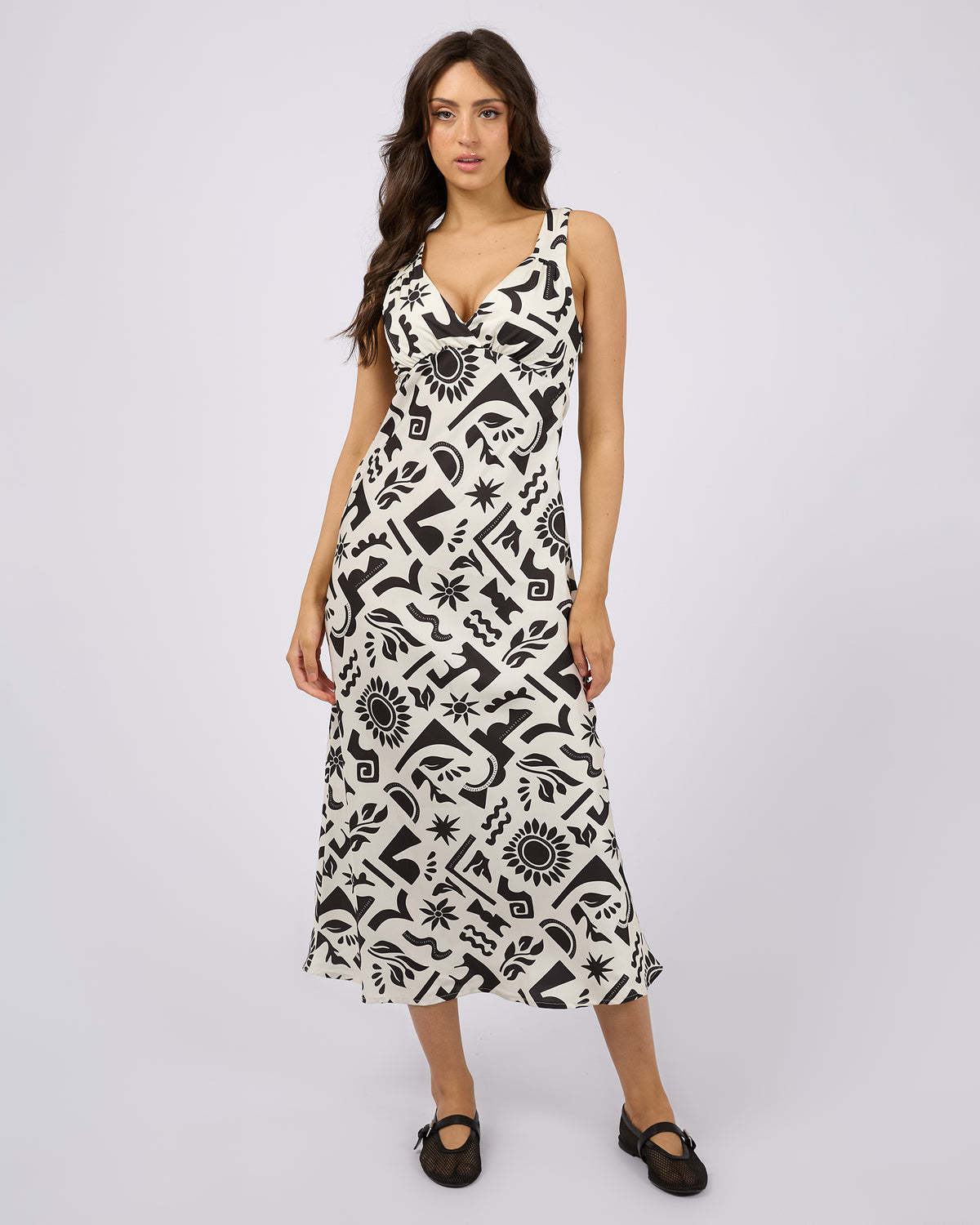 Array Maxi Dress Print