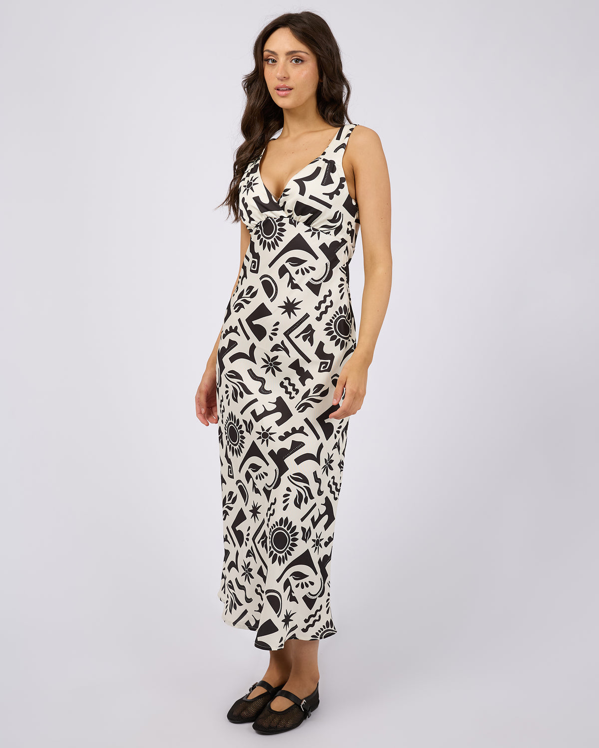 Array Maxi Dress Print