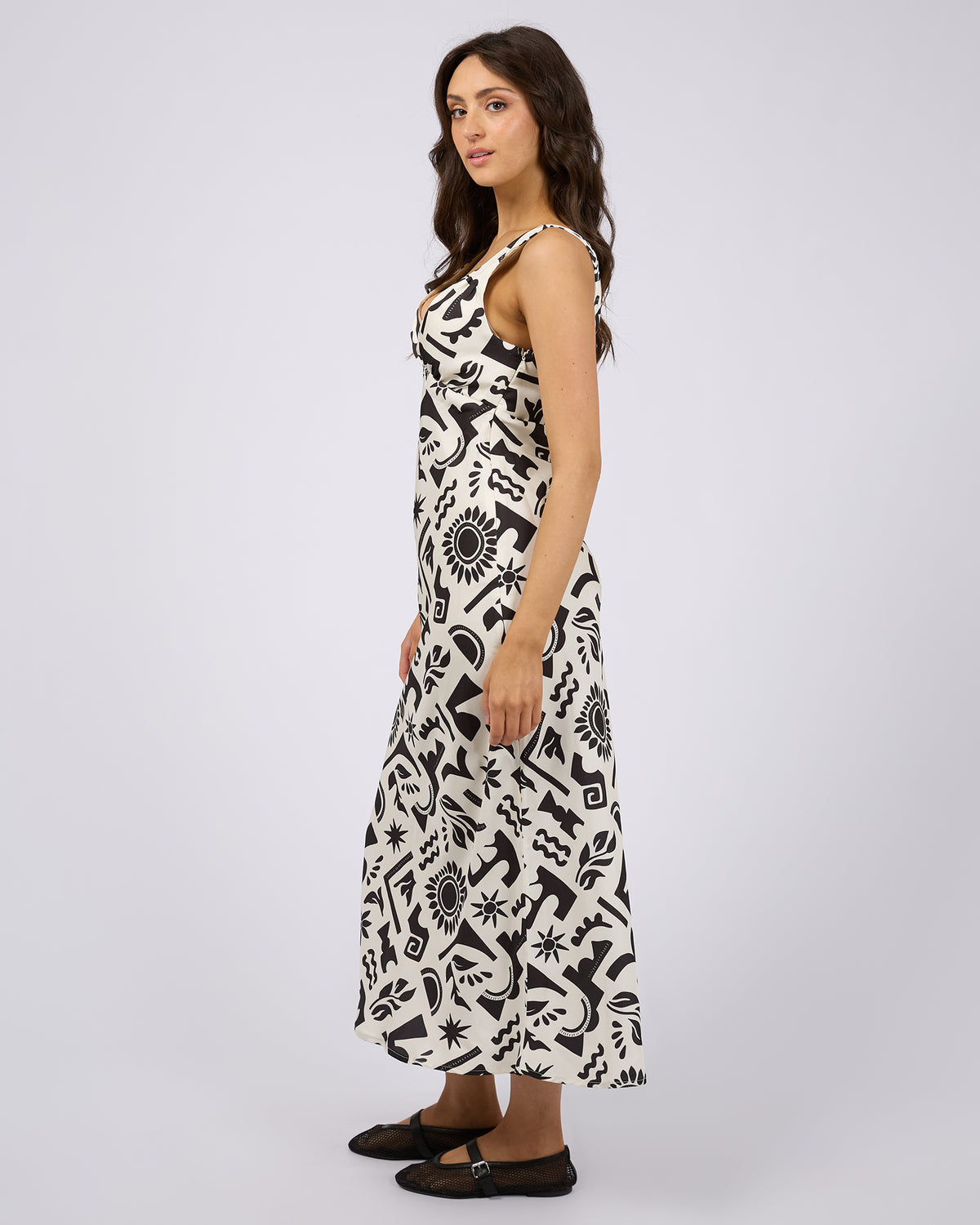 Array Maxi Dress Print