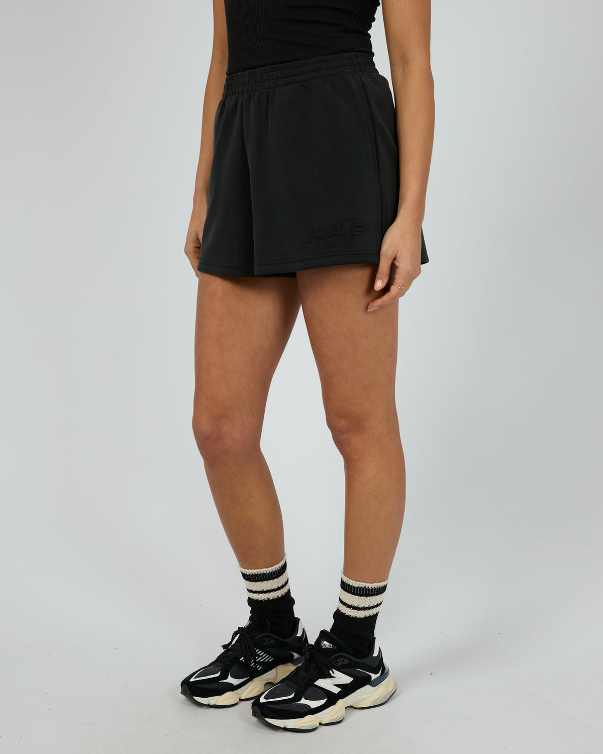 Luxe Active Track Short Black