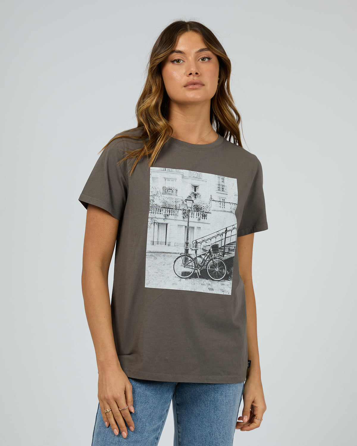 Jasmine Tee Charcoal