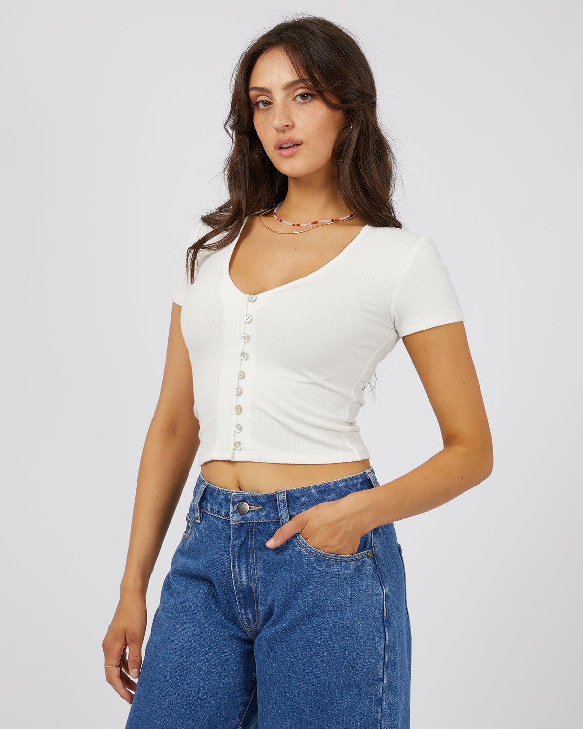 Sloane Top White