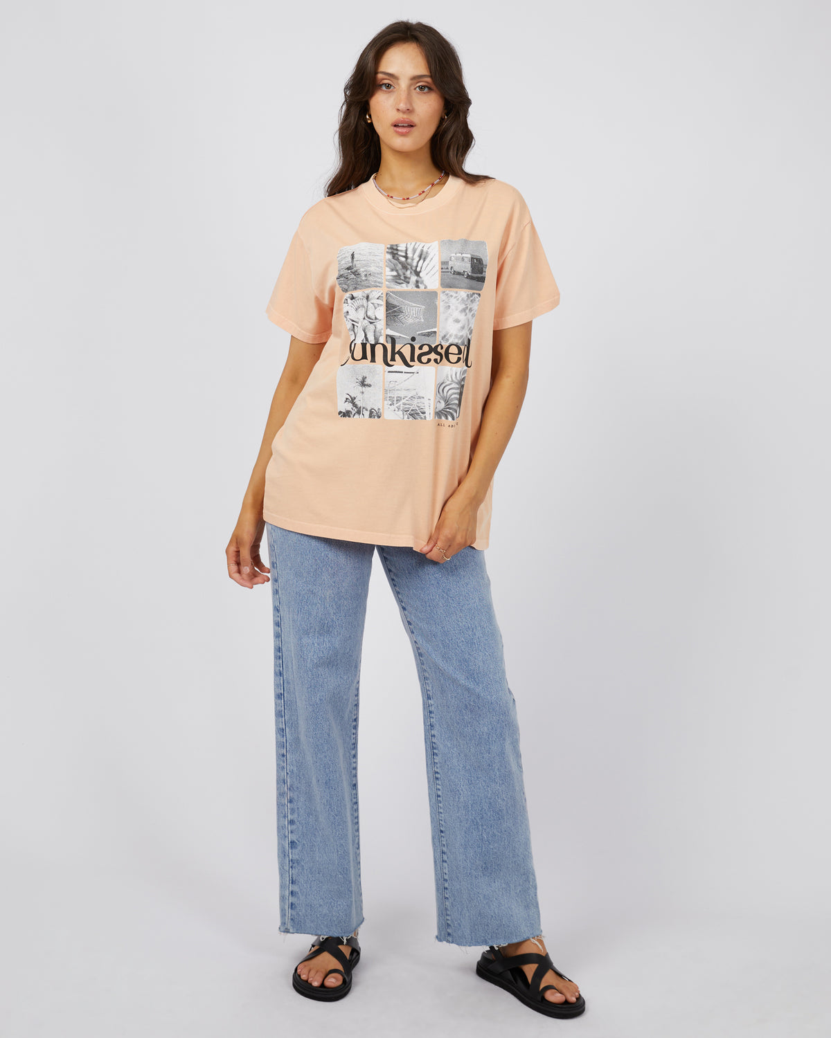 Sun Kissed Standard Tee Peach