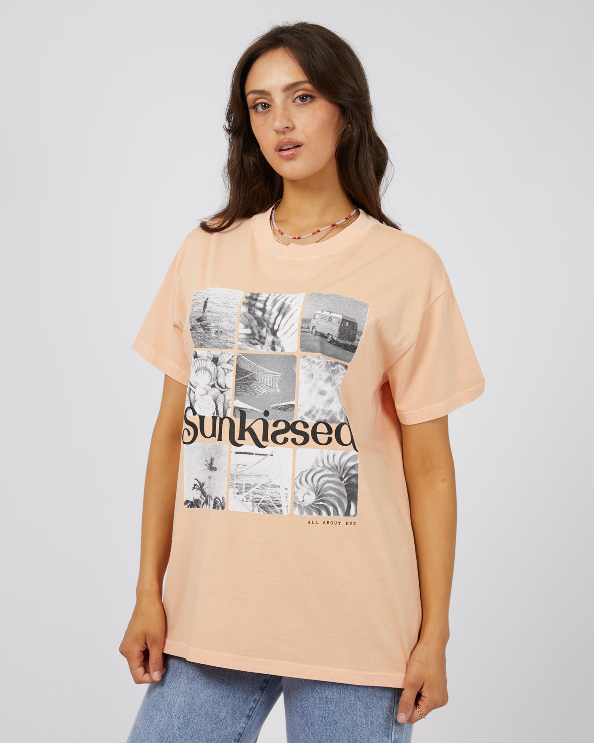 Sun Kissed Standard Tee Peach