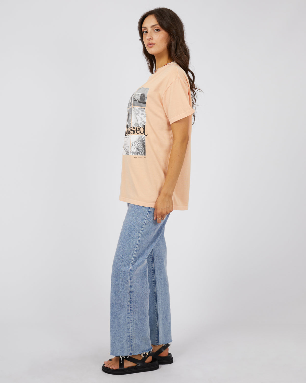 Sun Kissed Standard Tee Peach