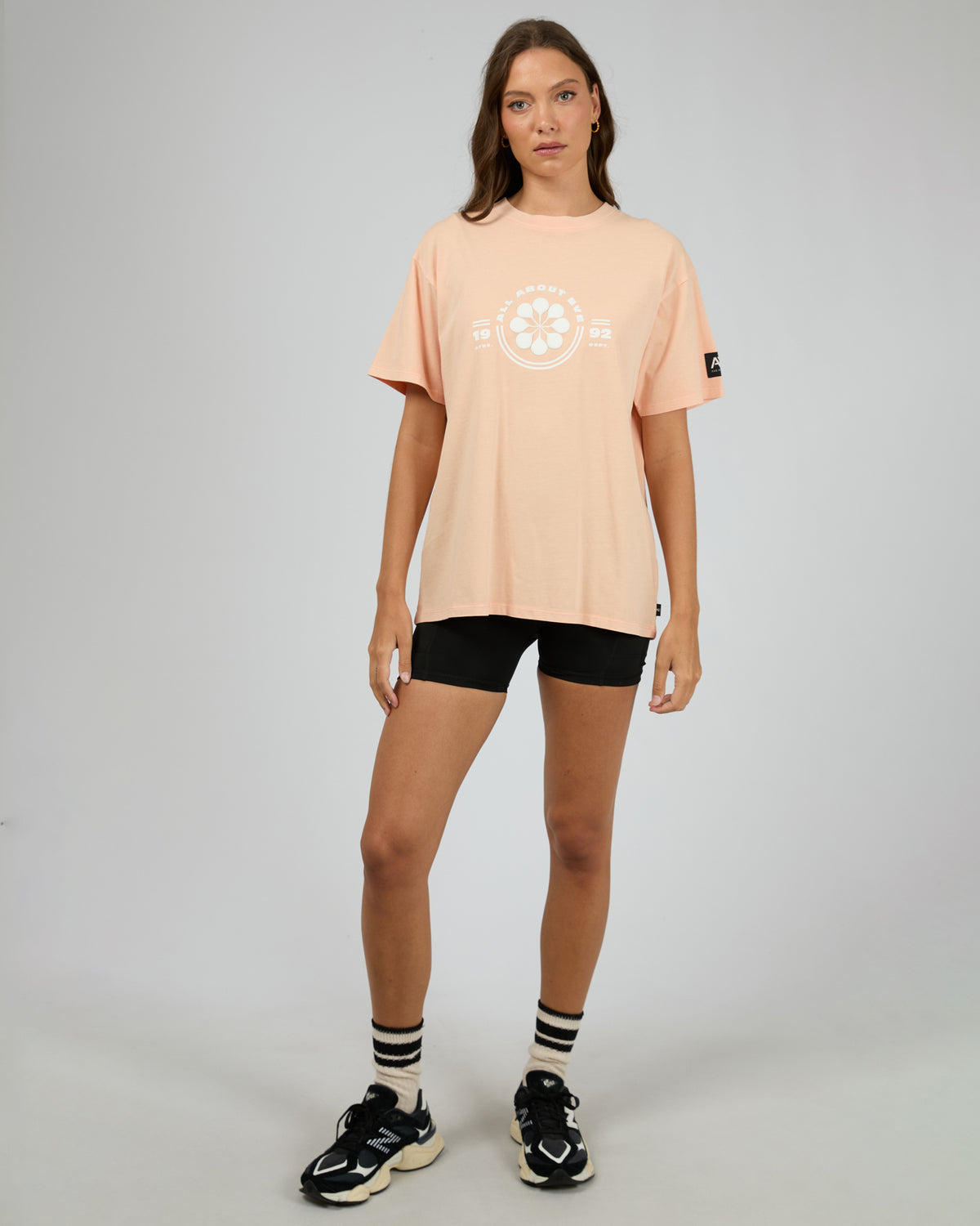 Athletica Oversized Tee Peach