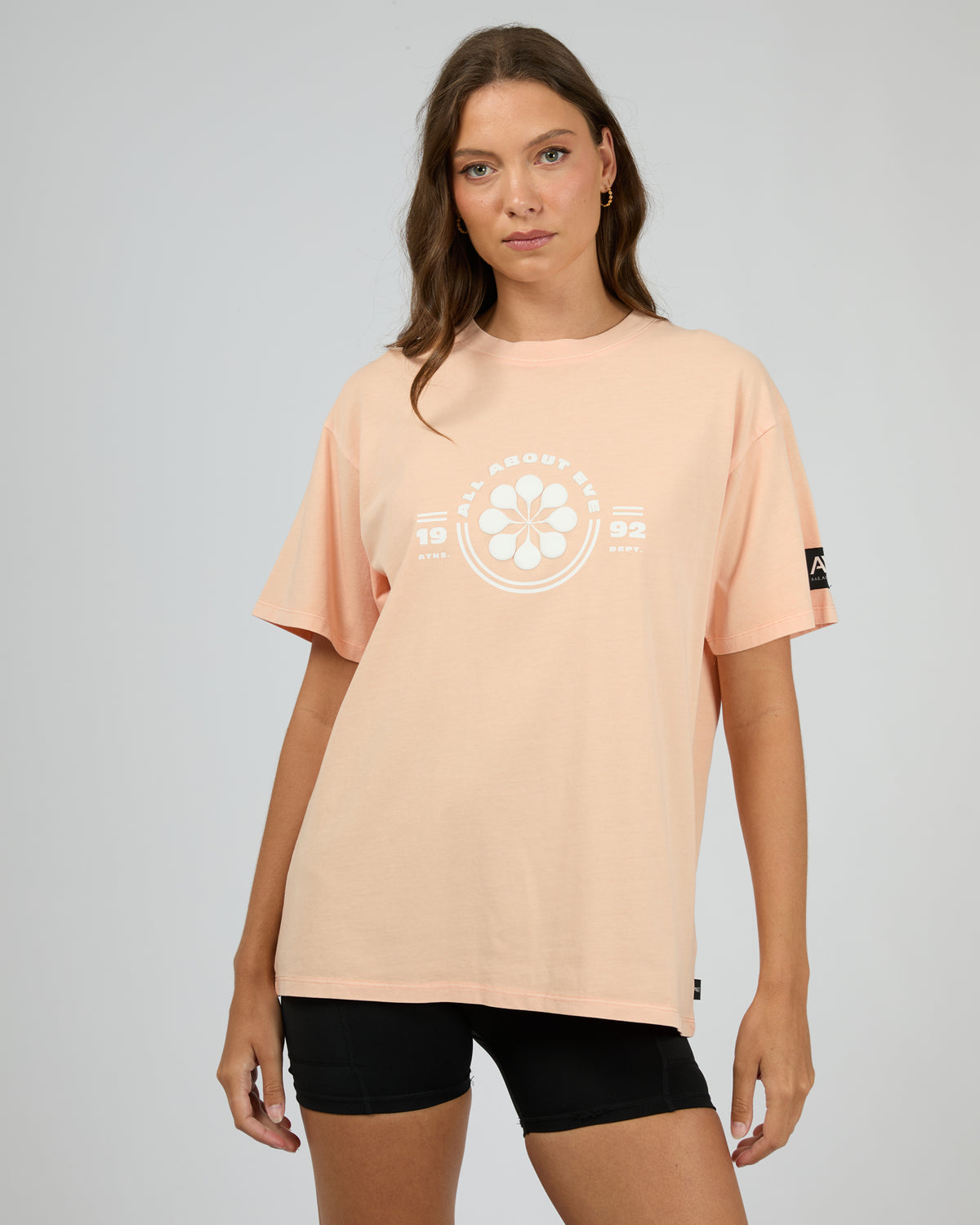 Athletica Oversized Tee Peach