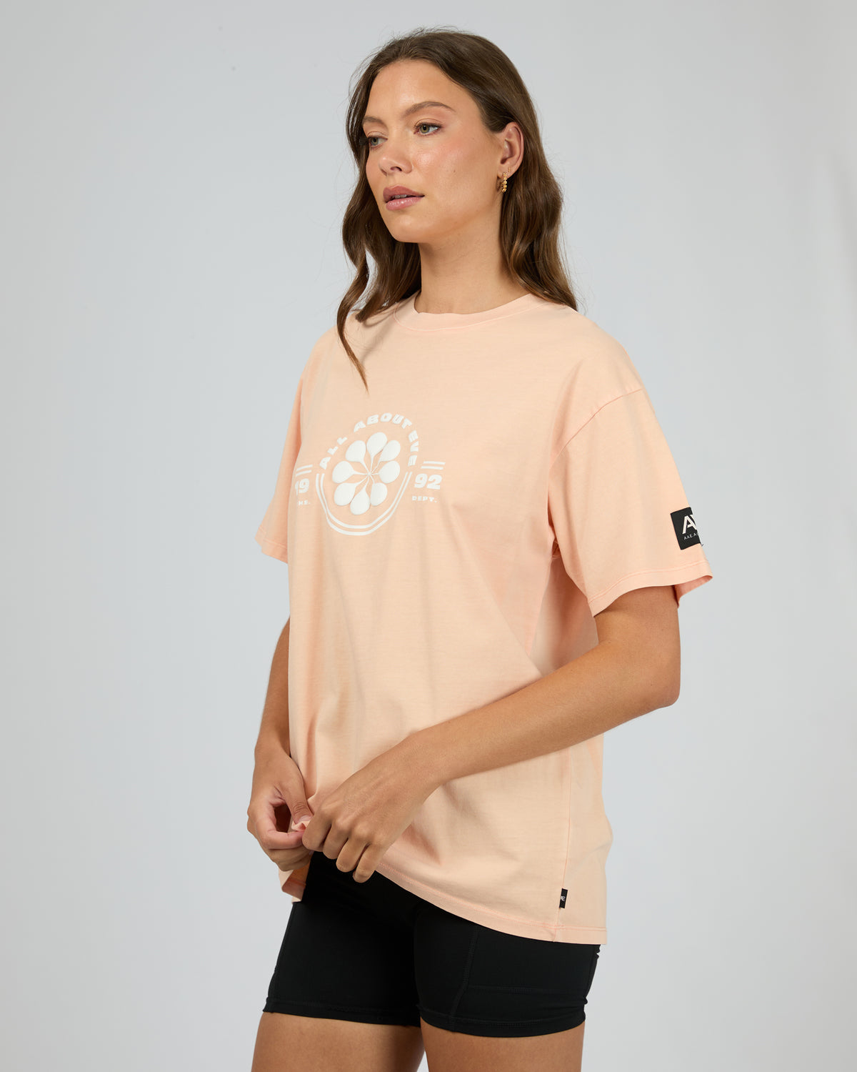 Athletica Oversized Tee Peach