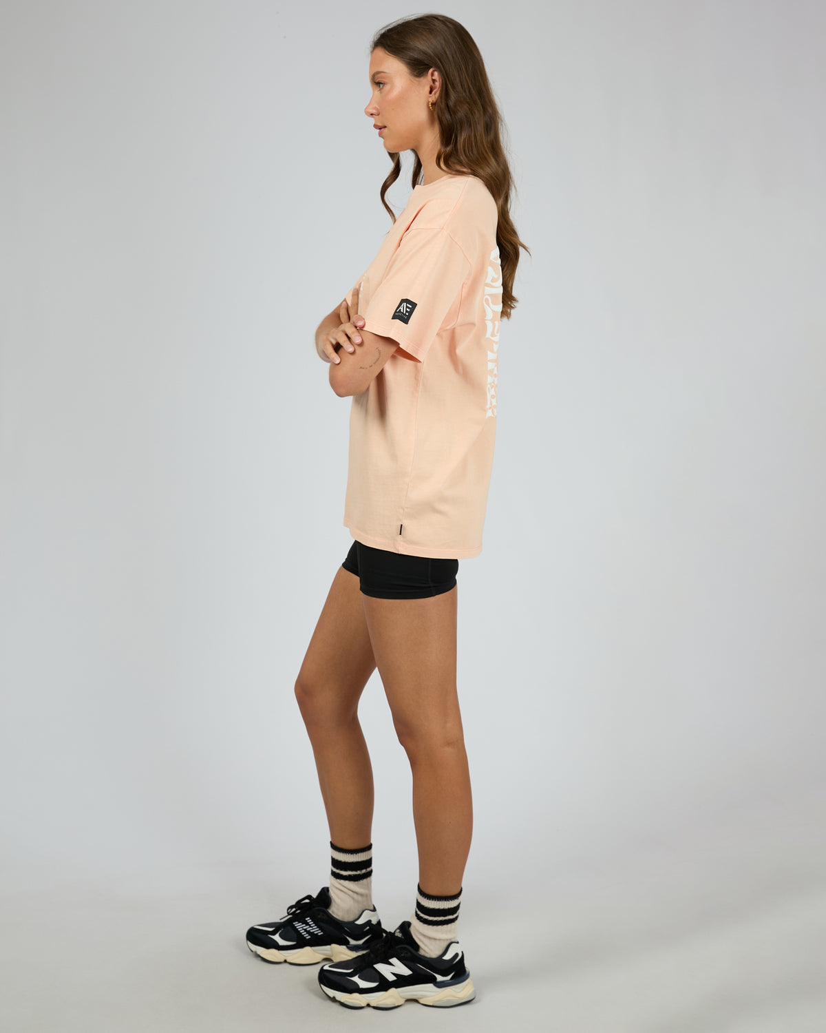 Athletica Oversized Tee Peach