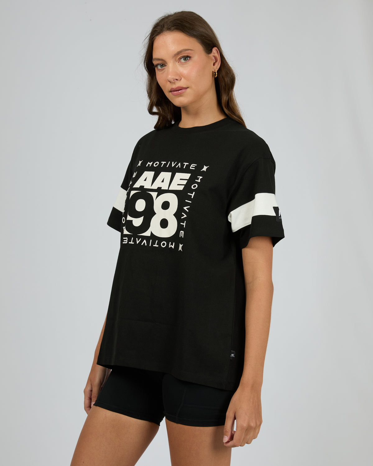 98 Oversized Tee Black