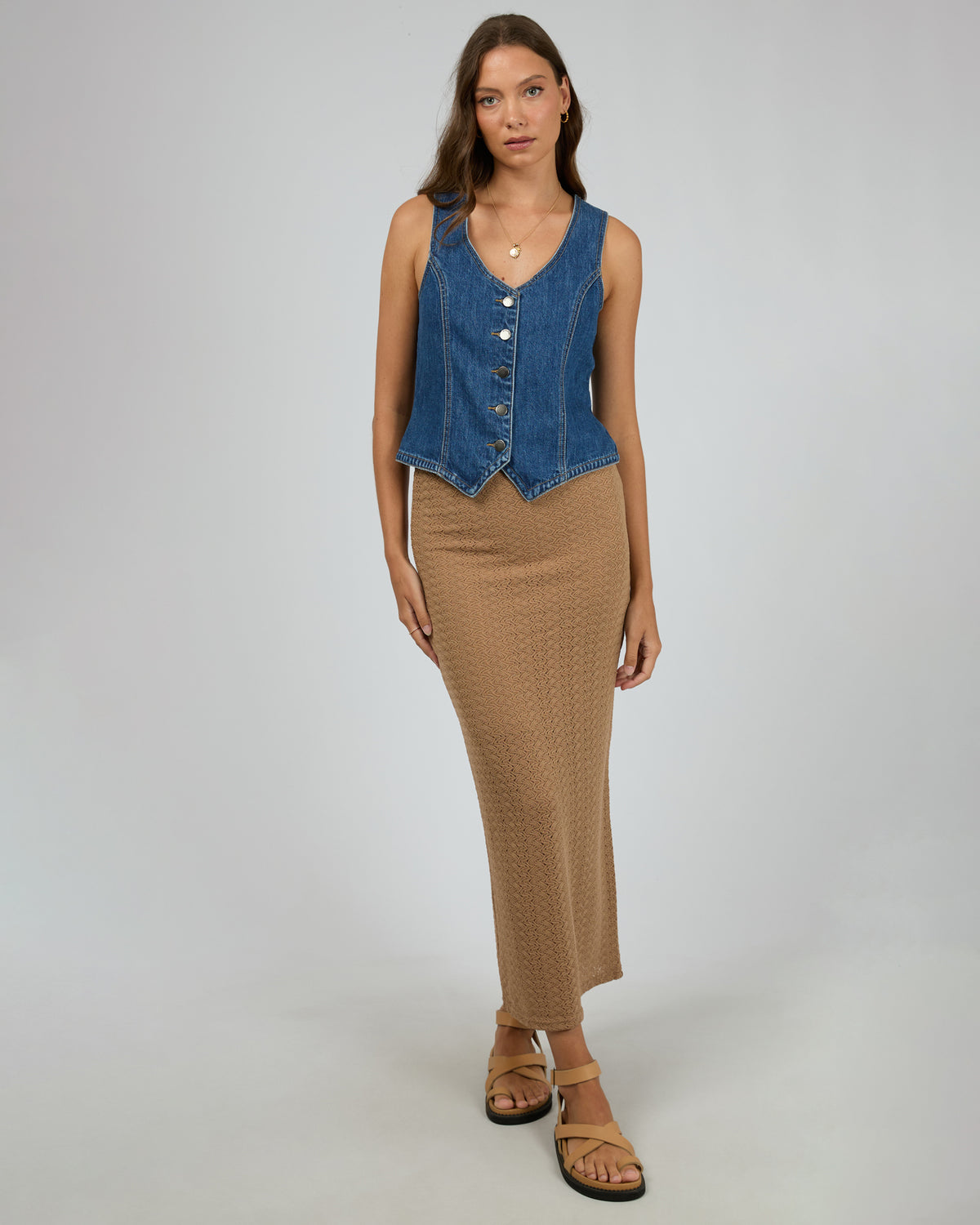 Tilda Maxi Skirt Fawn