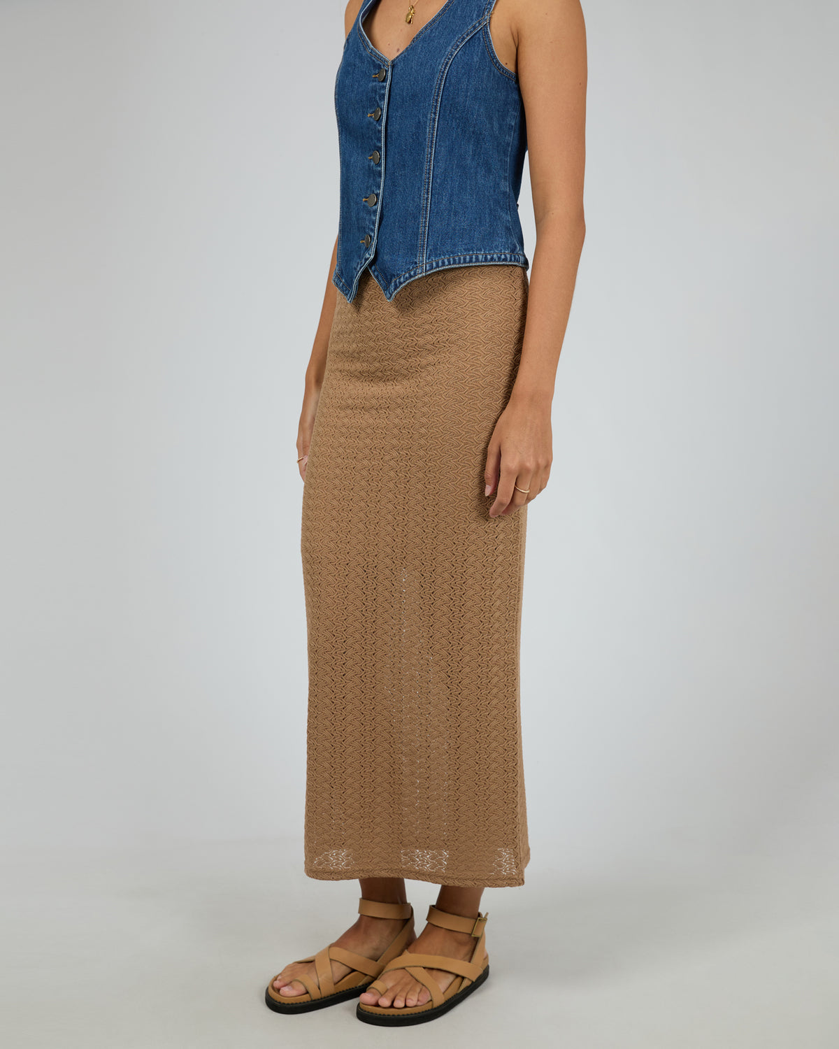 Tilda Maxi Skirt Fawn