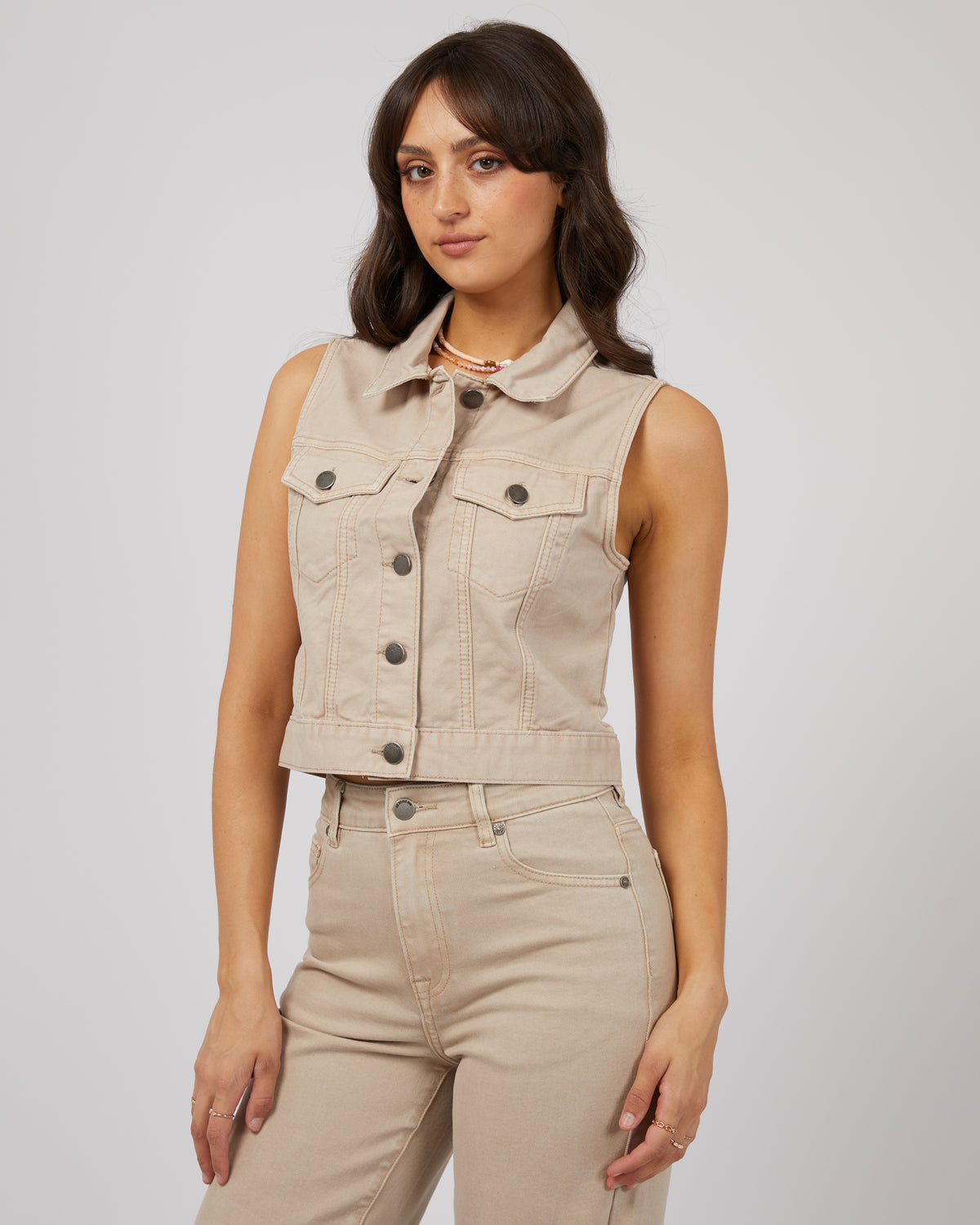 Harper Vest Beige