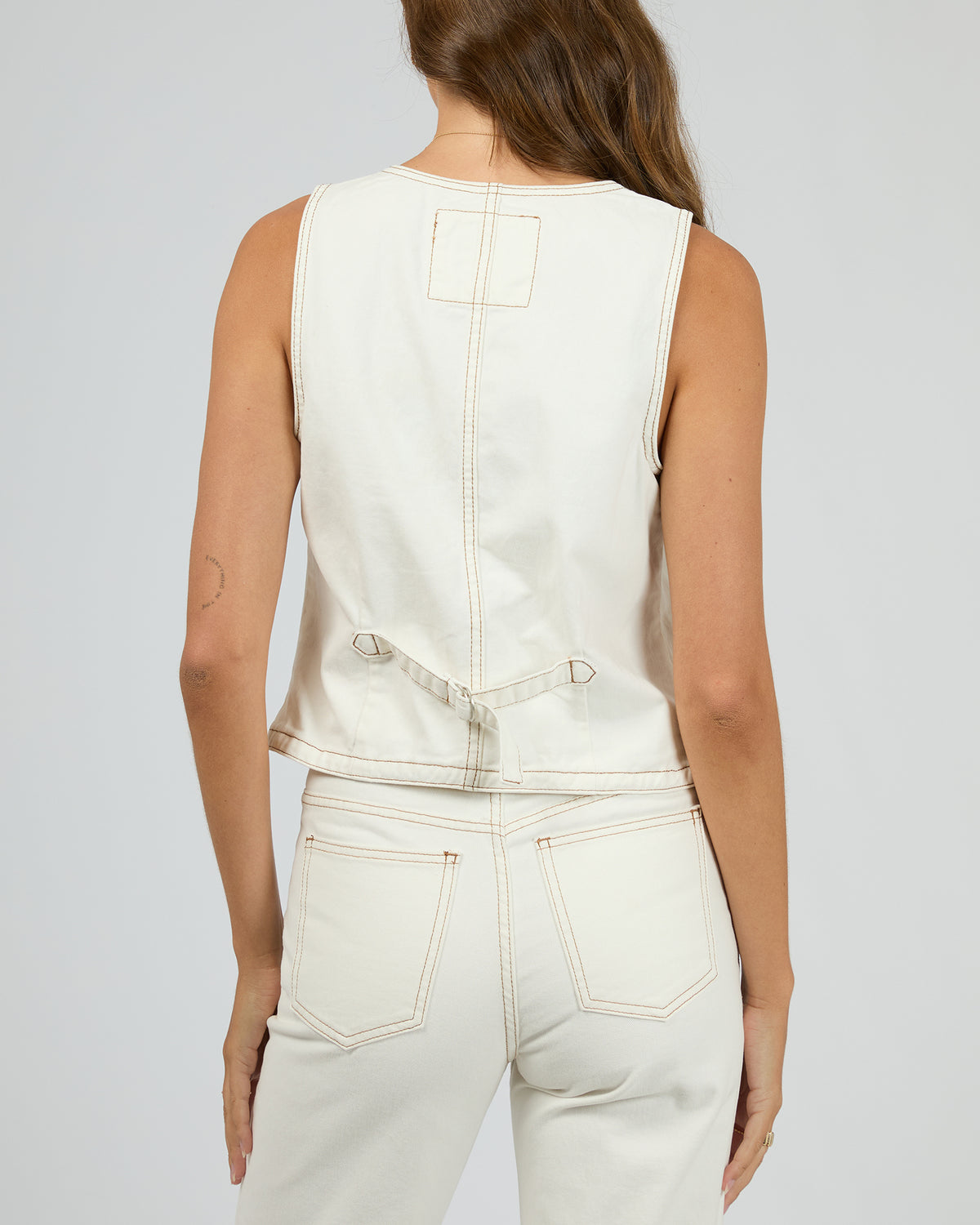 Korin Vest Vintage White