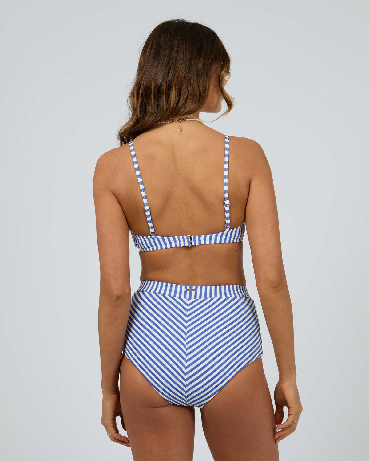 Amore Stripe Bandeau White