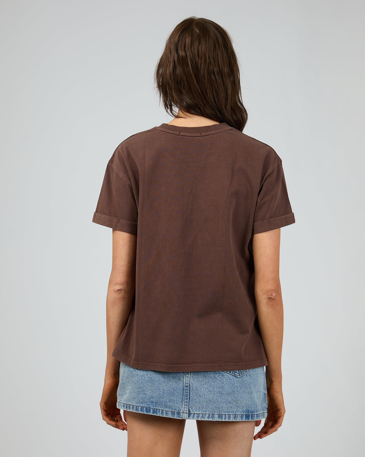 Aae Washed Tee Brown