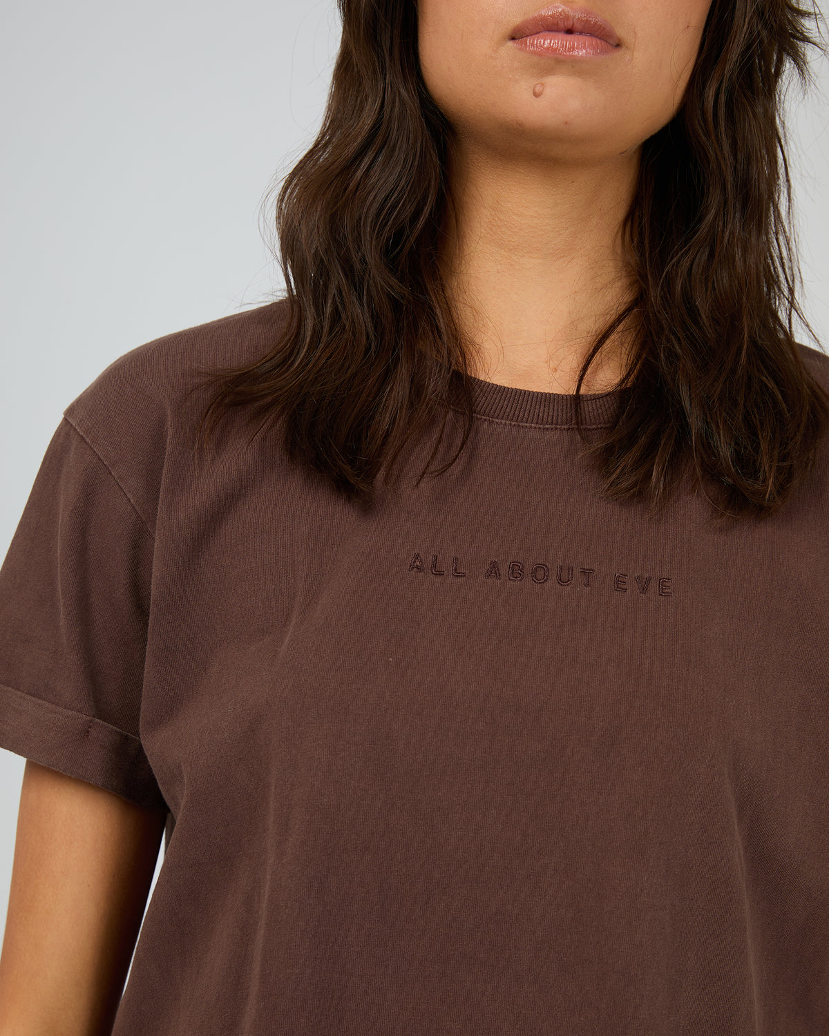 Aae Washed Tee Brown