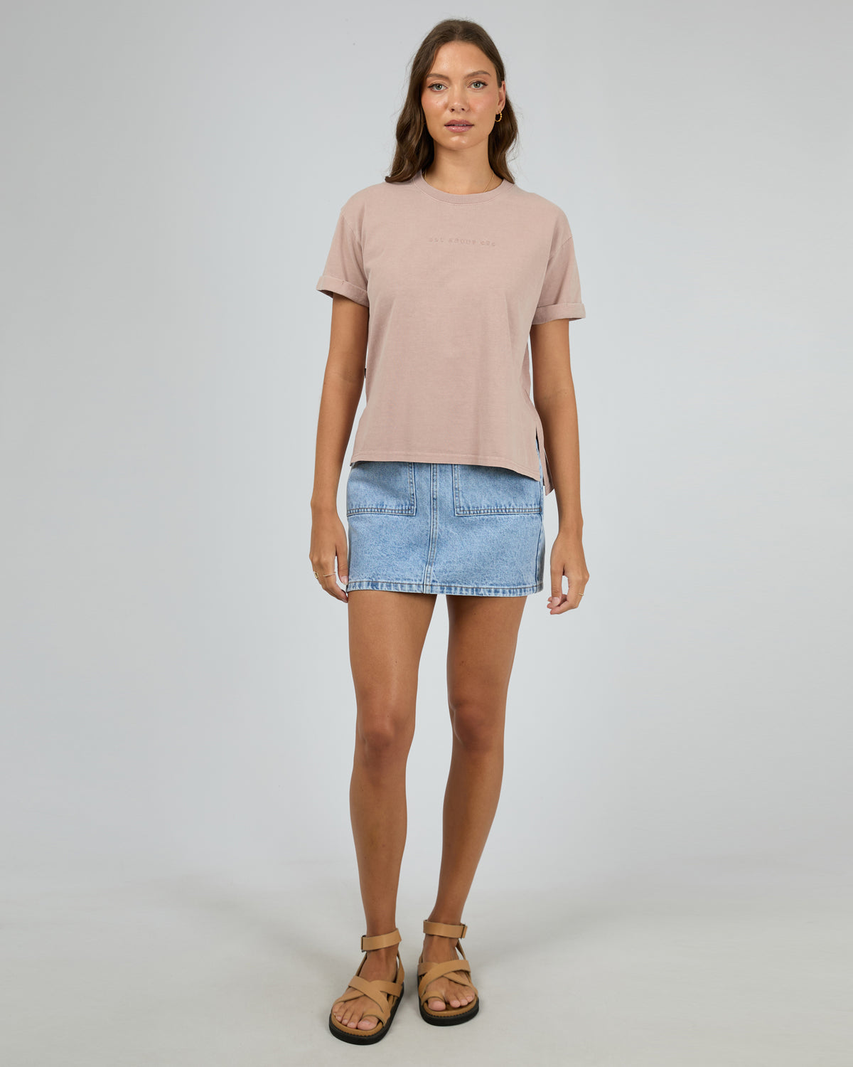 Aae Washed Tee Fawn