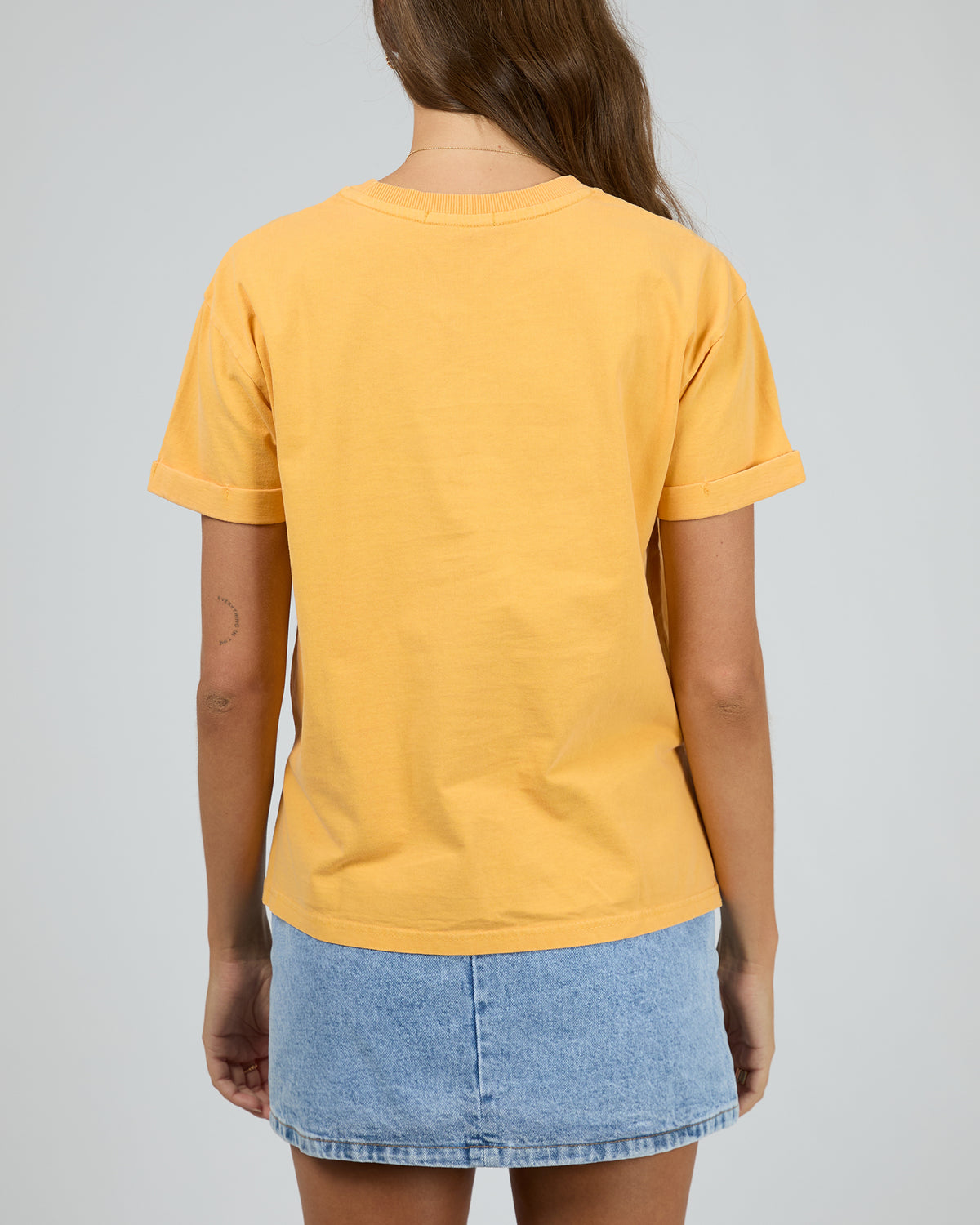 Aae Washed Tee Yellow