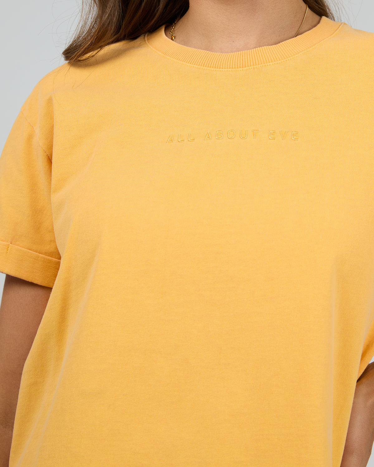 Aae Washed Tee Yellow