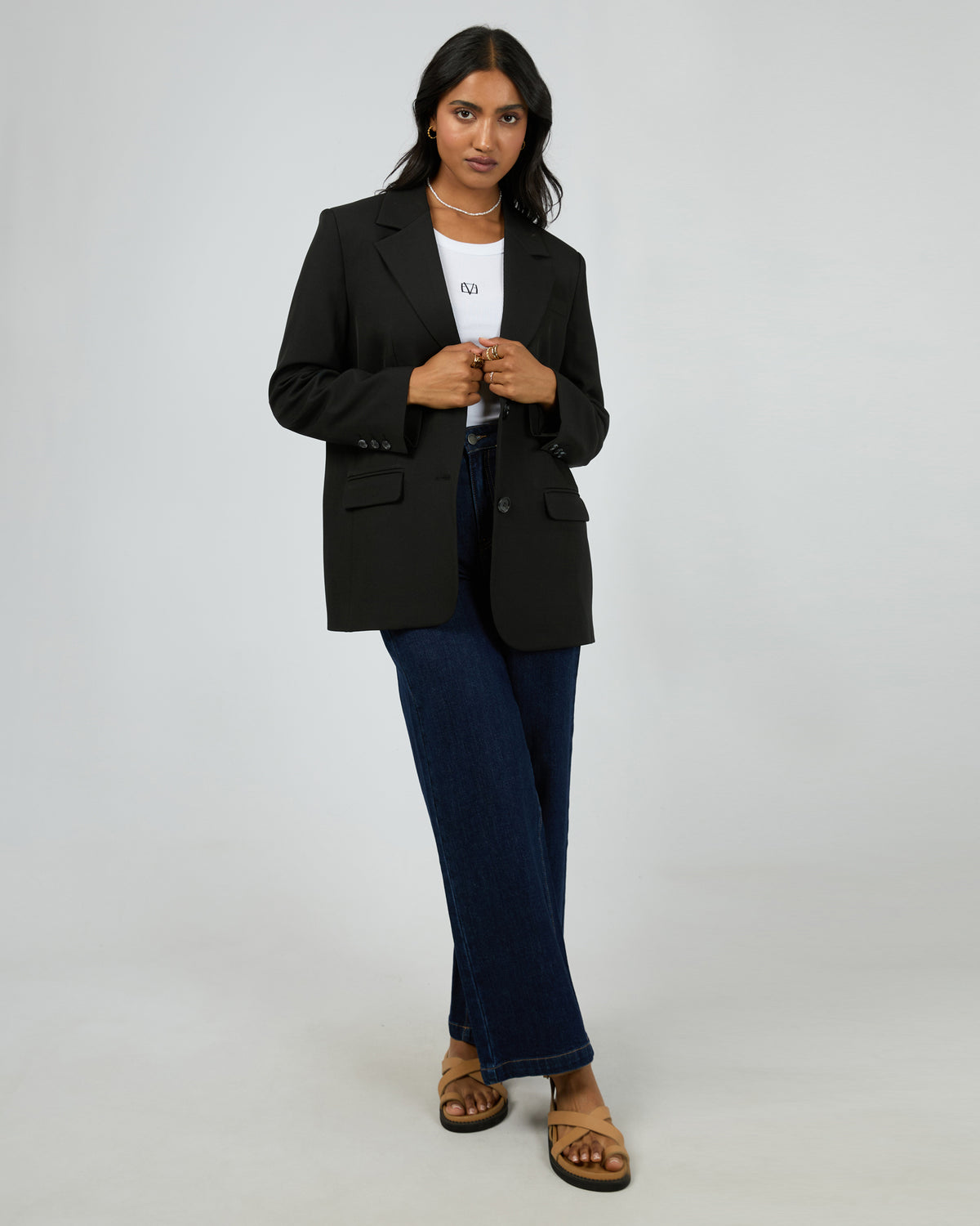 Eve Luxe Basic Blazer Black