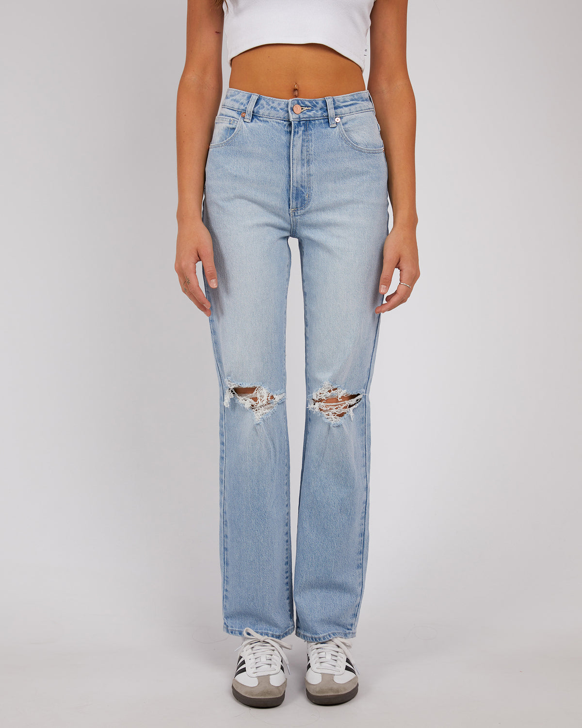 A 94 High Straight Gina Jean Rip Blue