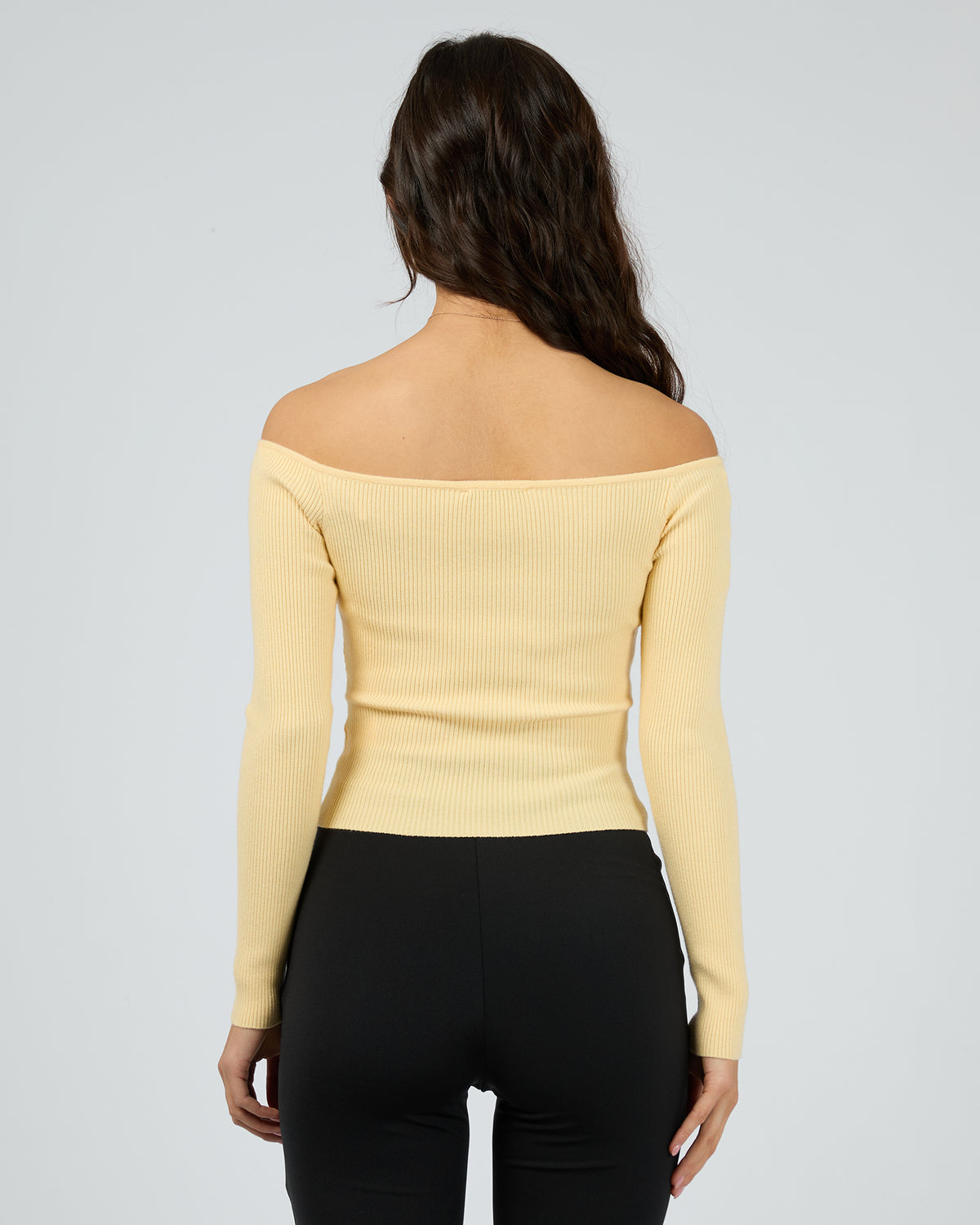 Daria Knit Top Yellow