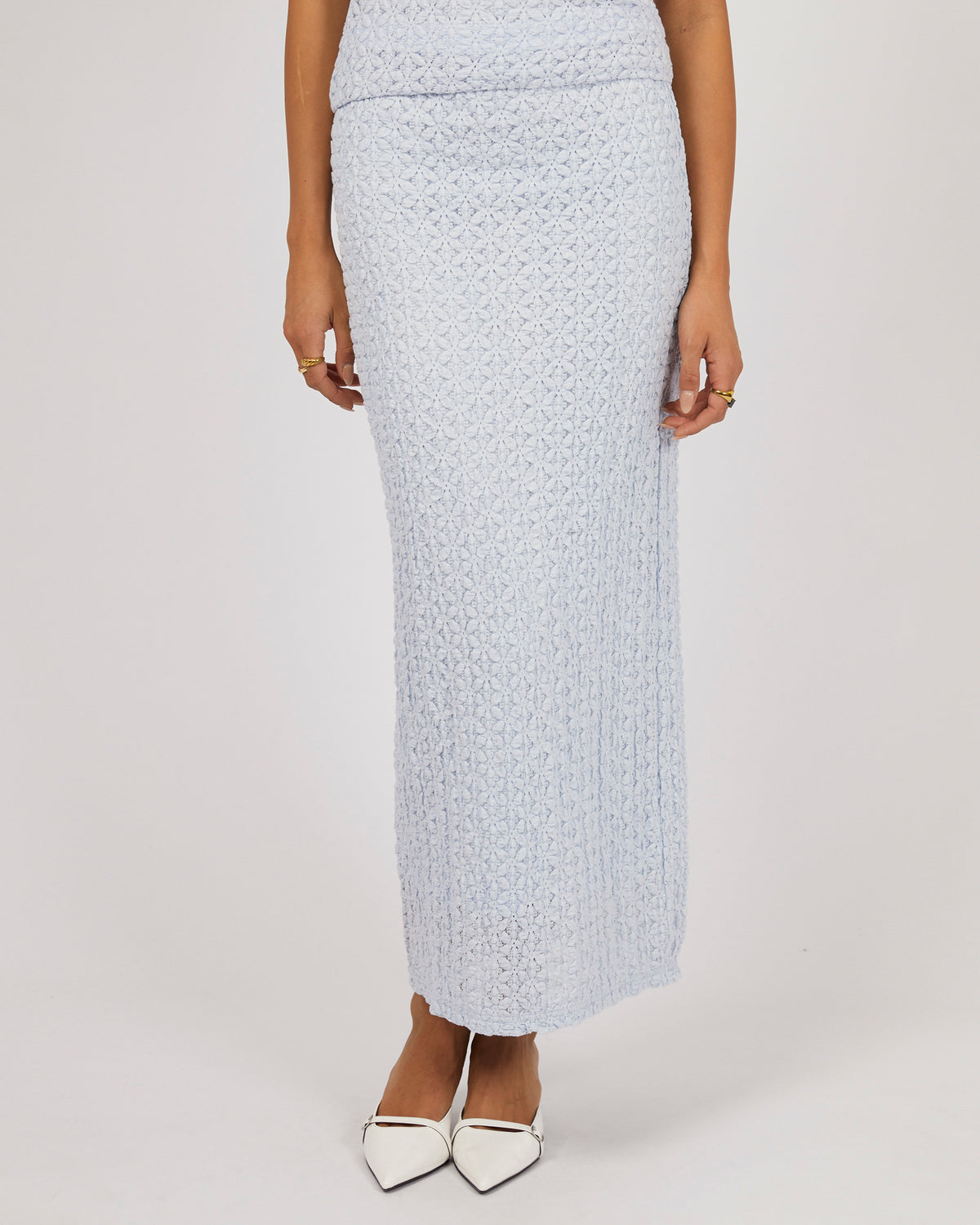 Julianna Maxi Skirt Blue